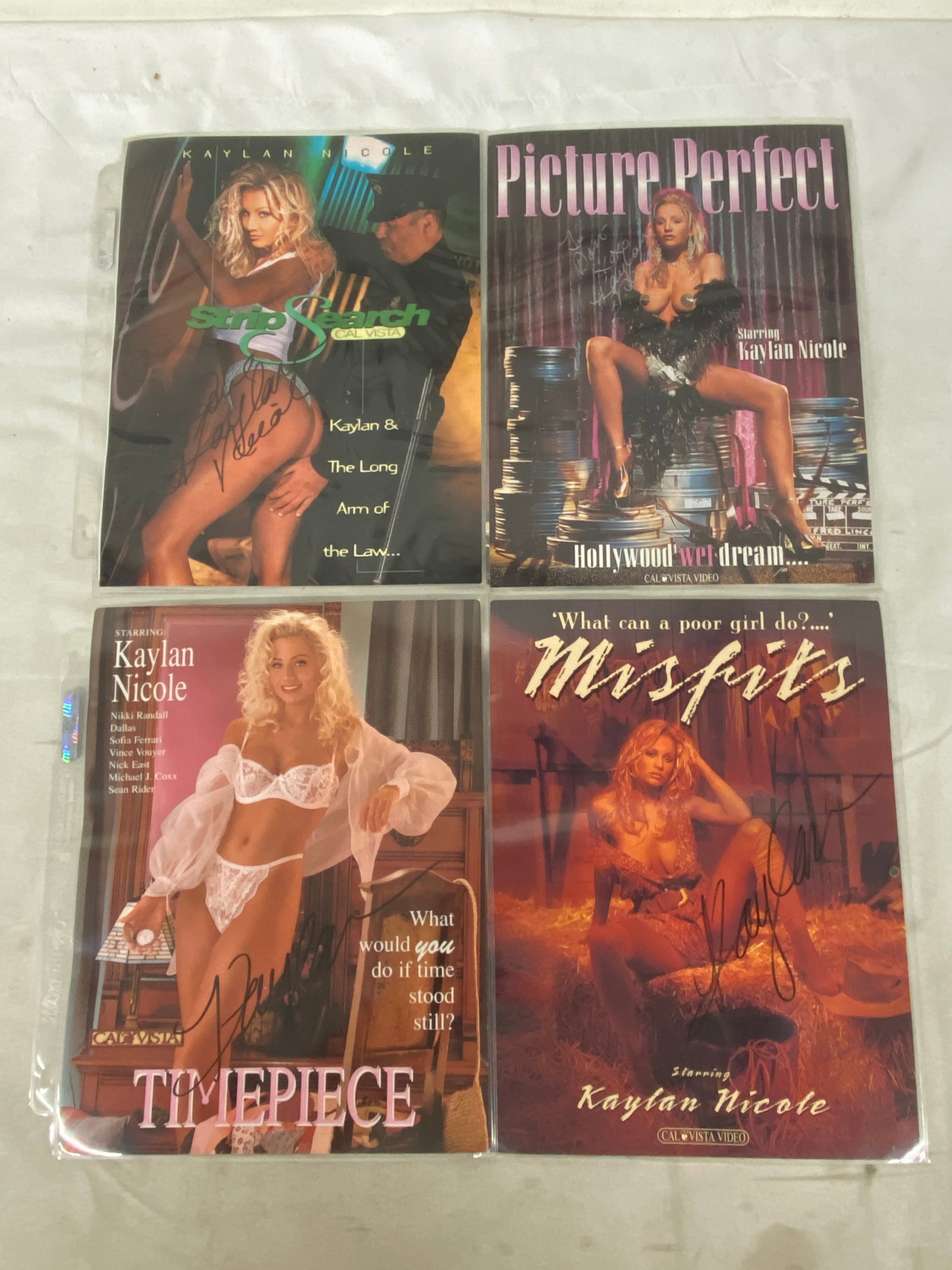Vintage Signed Adult Erotic Magazine Collection Lot: Vintage Signed Adult Erotic Magazine Collection Lot