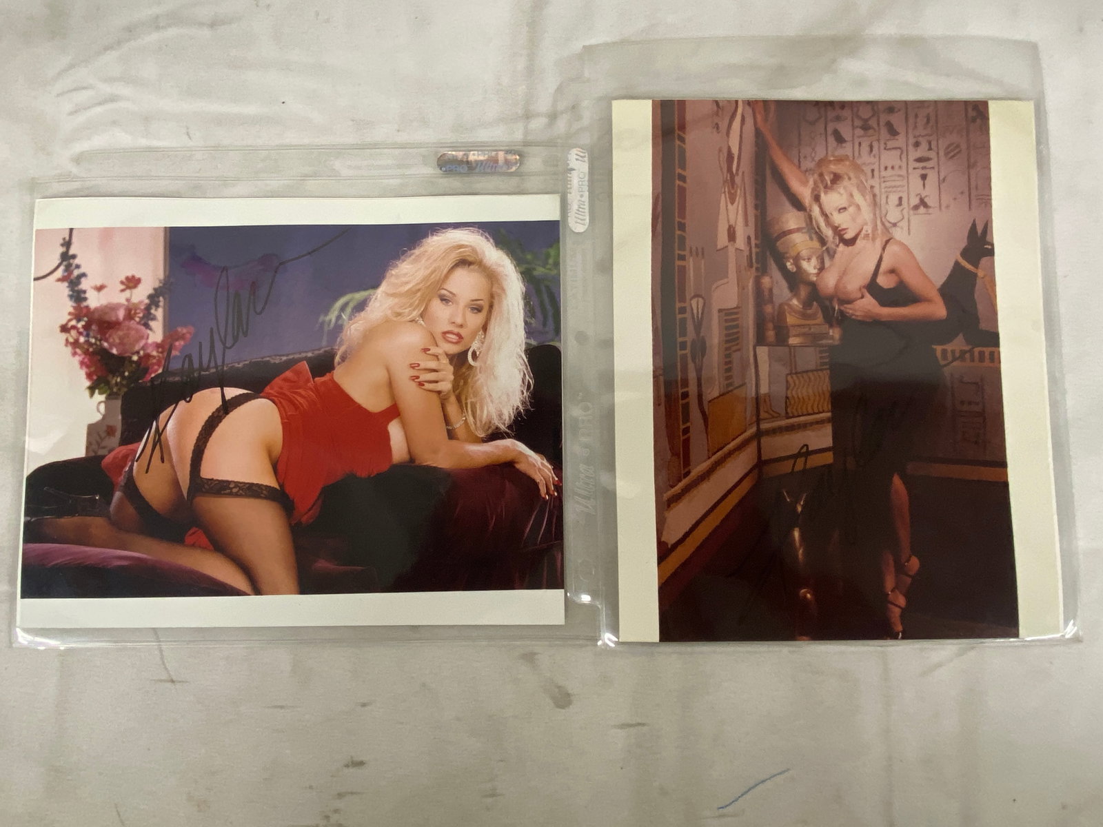 Vintage Adult Film Actress Signed Color Photographs: Vintage Adult Film Actress Signed Color Photographs