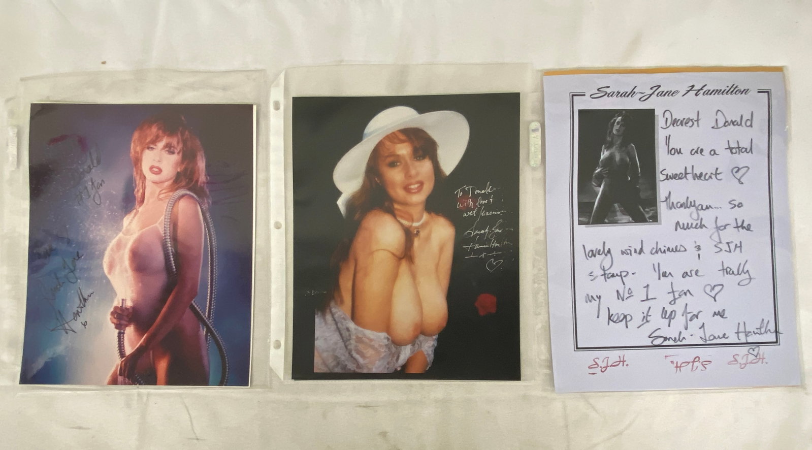 Vintage Adult Film Actress Signed Photograph Collection Lot: Vintage Adult Film Actress Signed Photograph Collection Lot