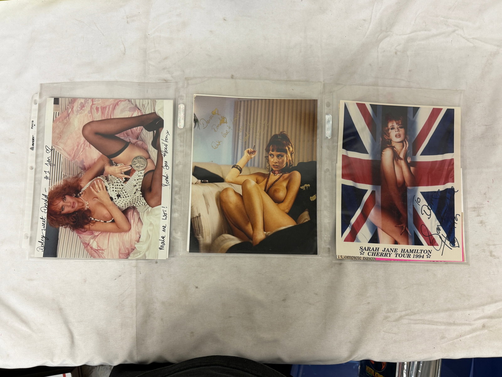 Vintage Adult Film Actress Signed Photograph Collection Lot: Vintage Adult Film Actress Signed Photograph Collection Lot
