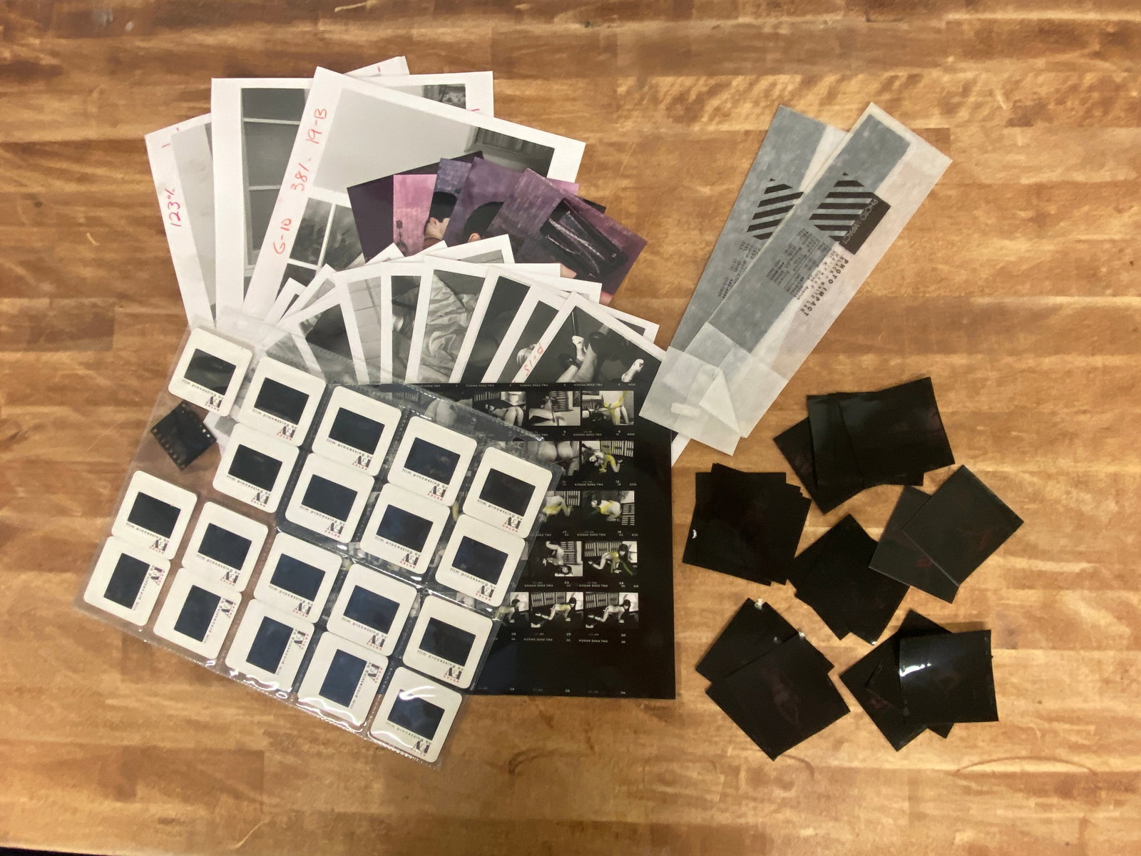 Vintage Black and White Erotic Adult Photographs Negatives and Contact Sheets (1 of 2)