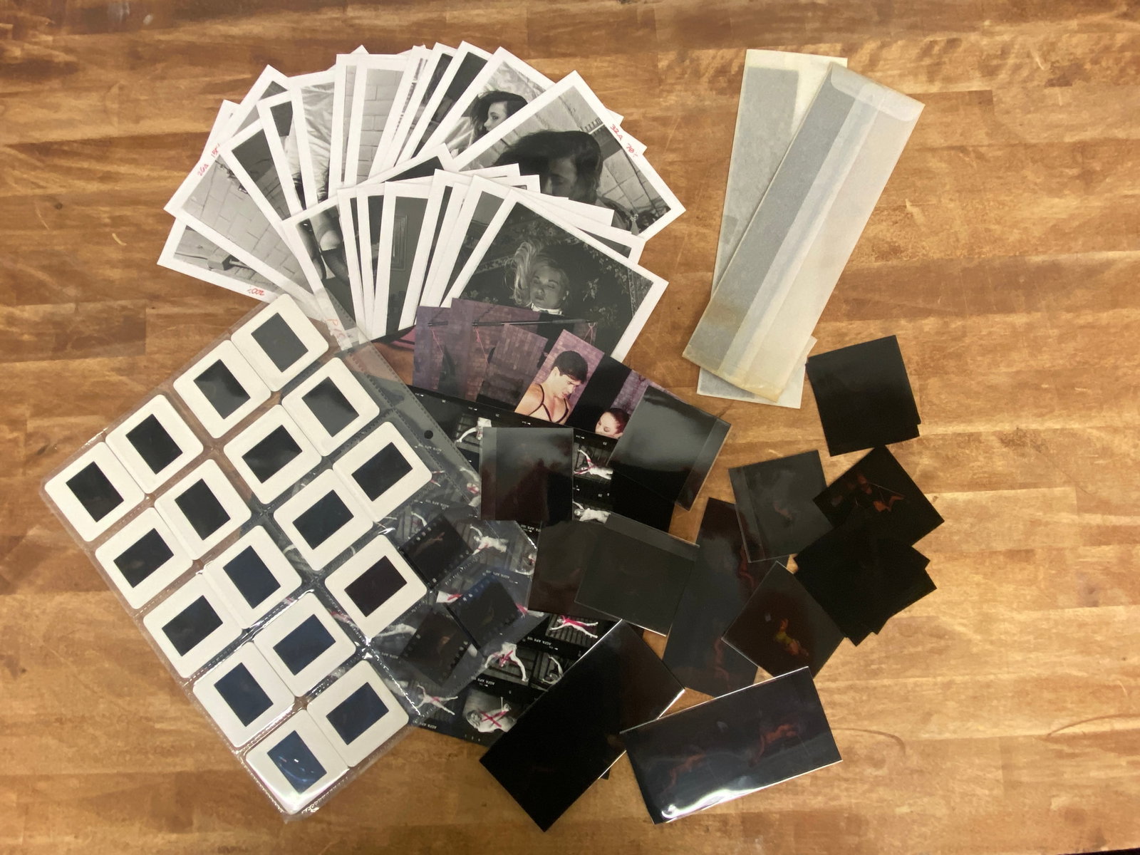 Vintage Black and White Erotic Adult Photographs Negatives and Contact Sheets (1 of 2)