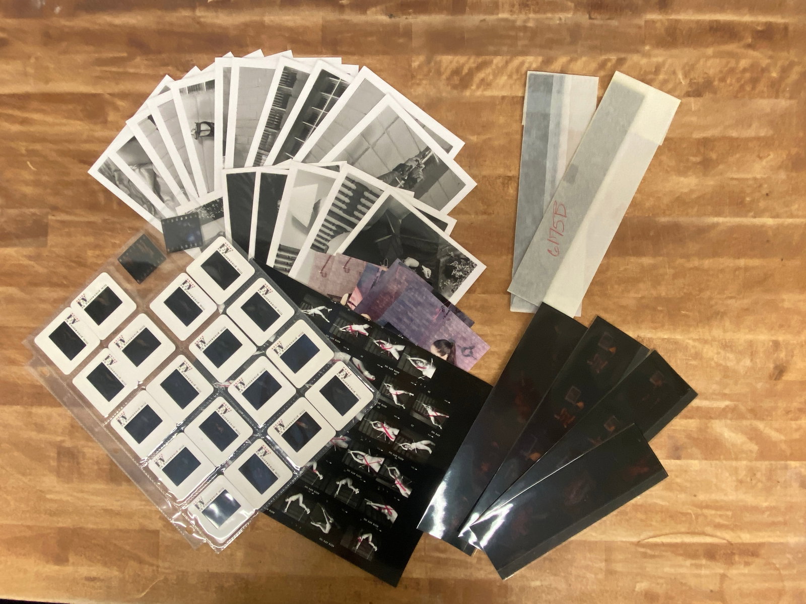 Vintage Black and White Erotic Adult Photographs Negatives and Contact Sheets (1 of 2)