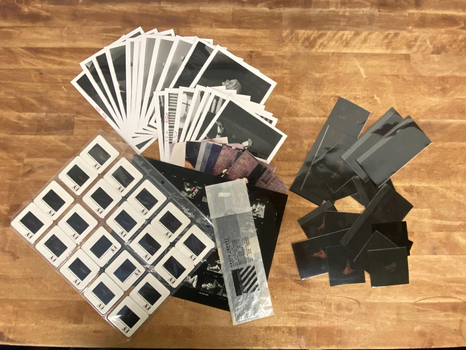Vintage Black and White Erotic Adult Photographs Negatives and Contact Sheets (1 of 2)