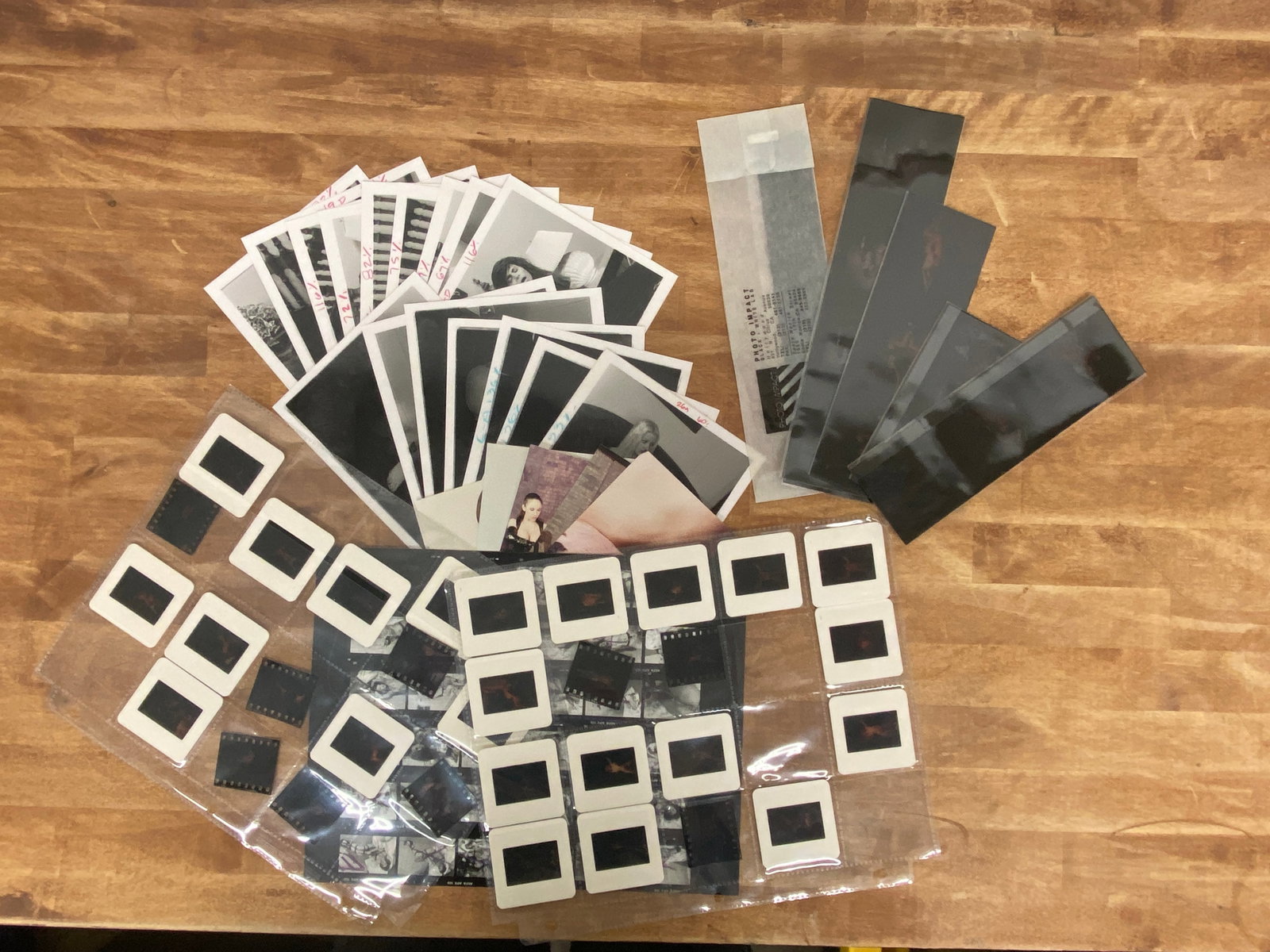 Vintage Black and White Erotic Adult Photographs Negatives and Contact Sheets (1 of 2)