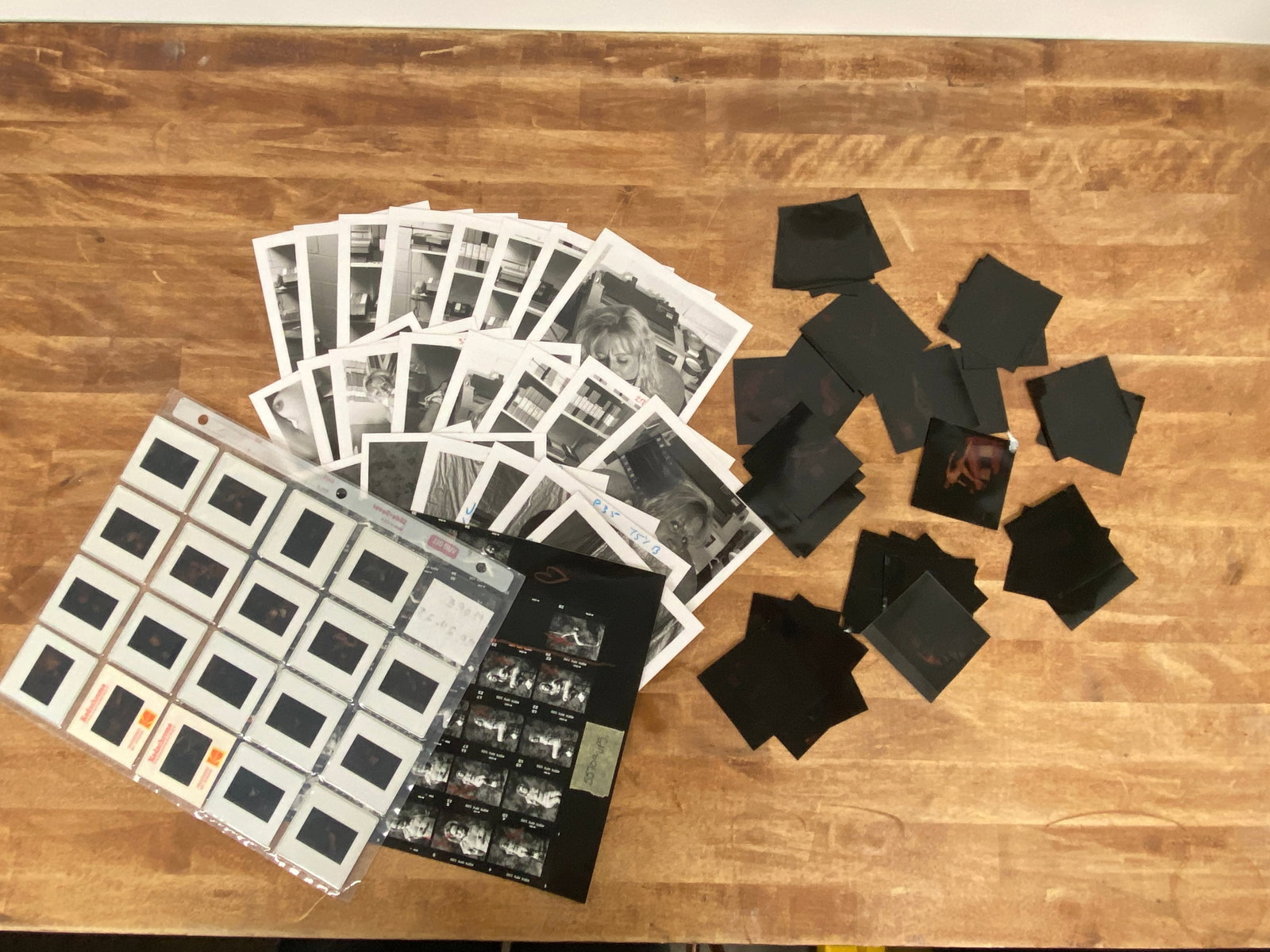 Vintage Black and White Erotic Adult Photographs Negatives and Contact Sheets (1 of 2)