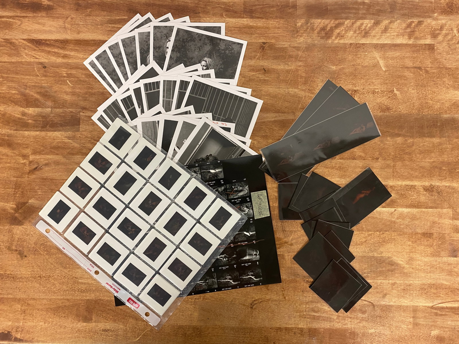 Vintage Black and White Erotic Adult Photographs Negatives and Contact Sheets (1 of 2)