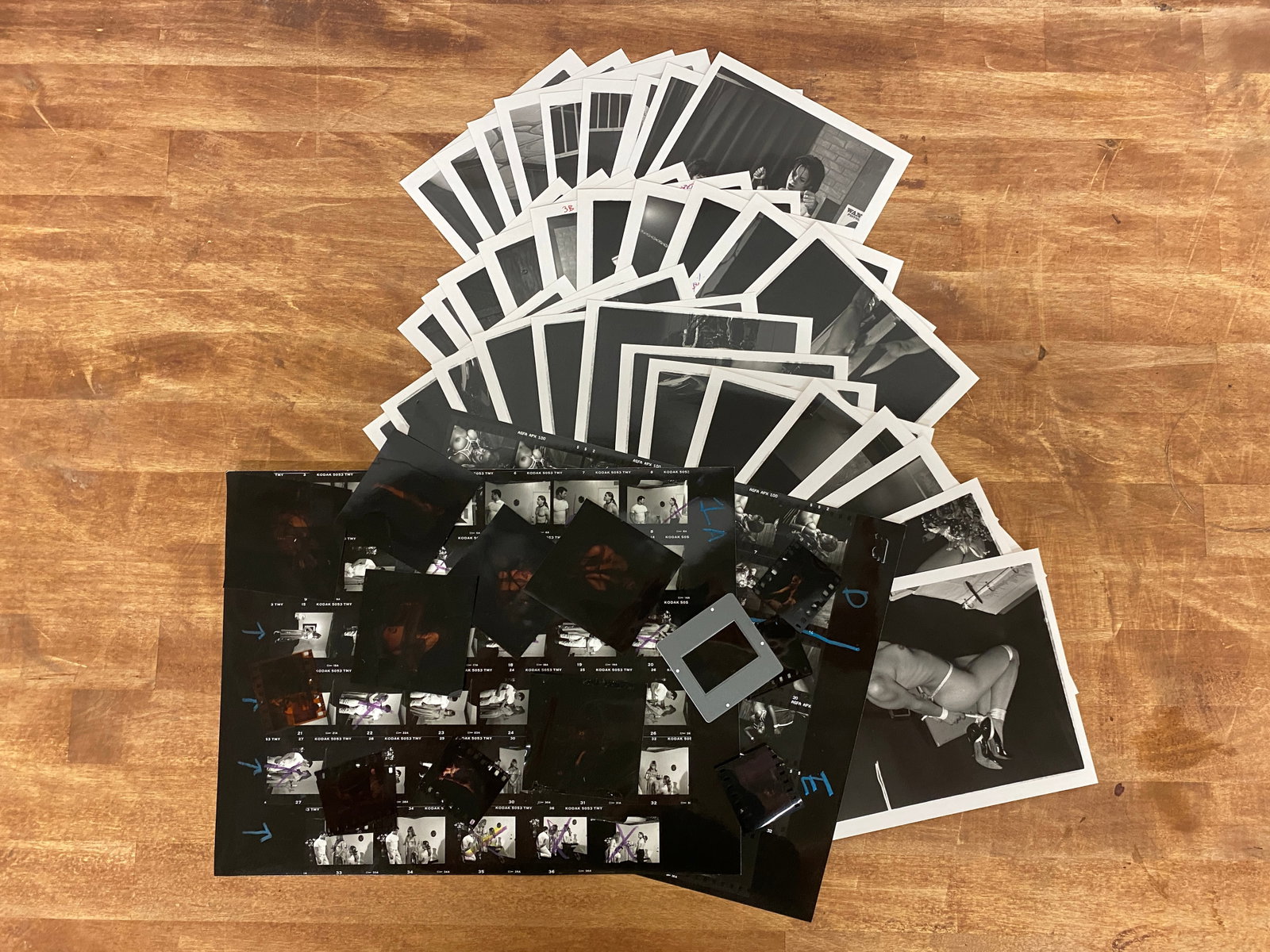 Vintage Black and White Erotic Adult Photographs Negatives and Contact Sheets: Vintage Black and White Erotic Adult Photographs Negatives and Contact Sheets