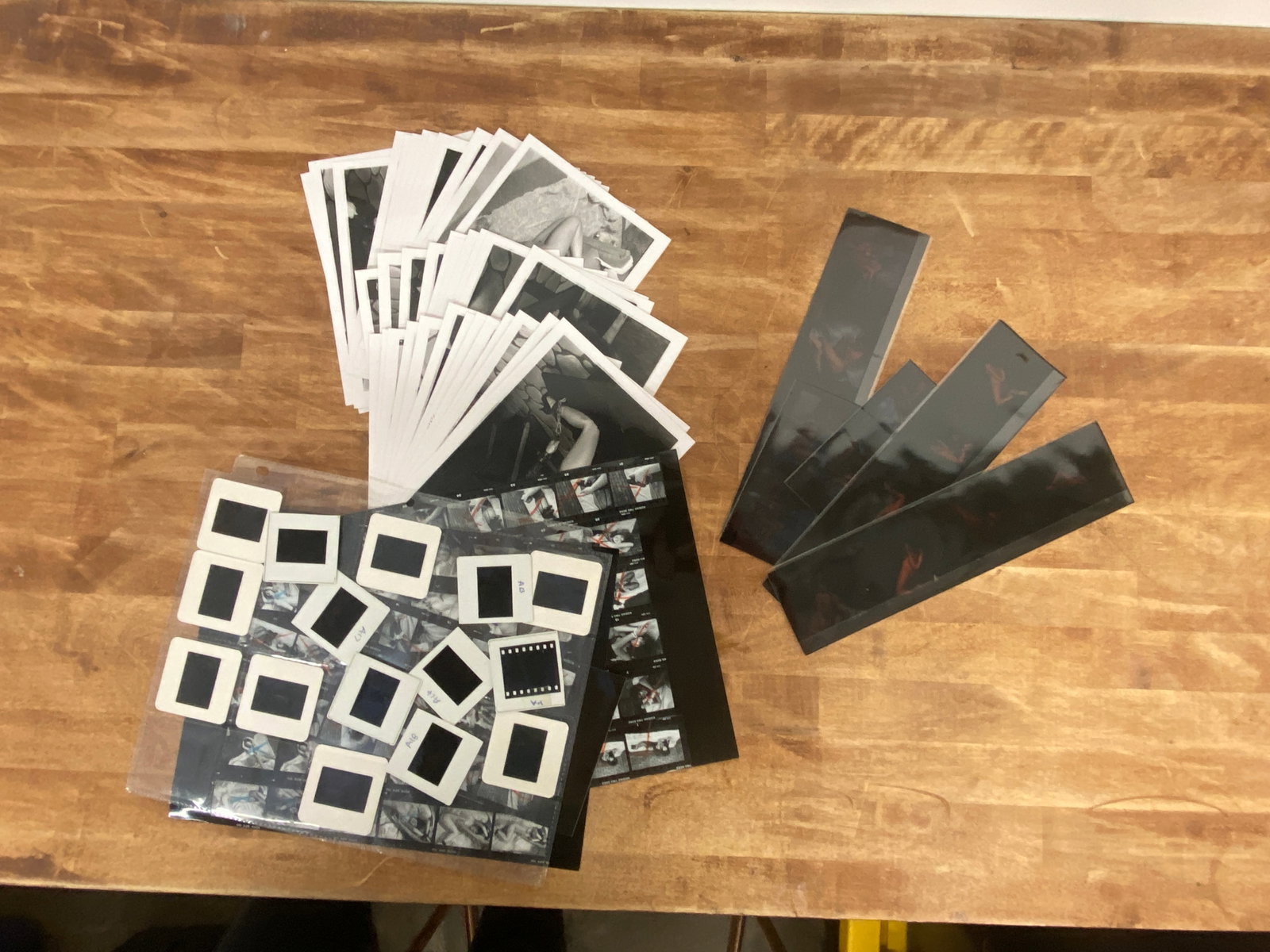 Vintage Black and White Erotic Adult Photographs Negatives and Contact Sheets (1 of 2)