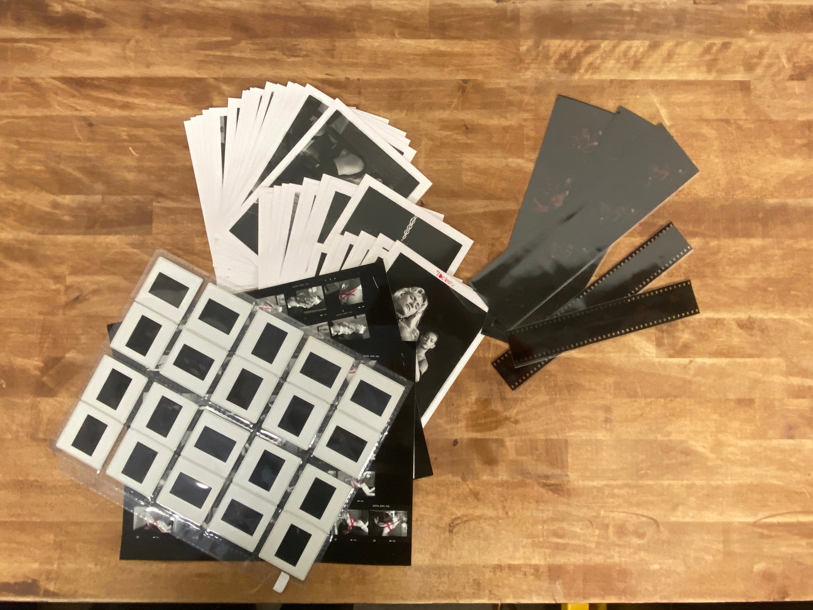 Vintage Black and White Erotic Adult Photographs Negatives and Contact Sheets (1 of 2)