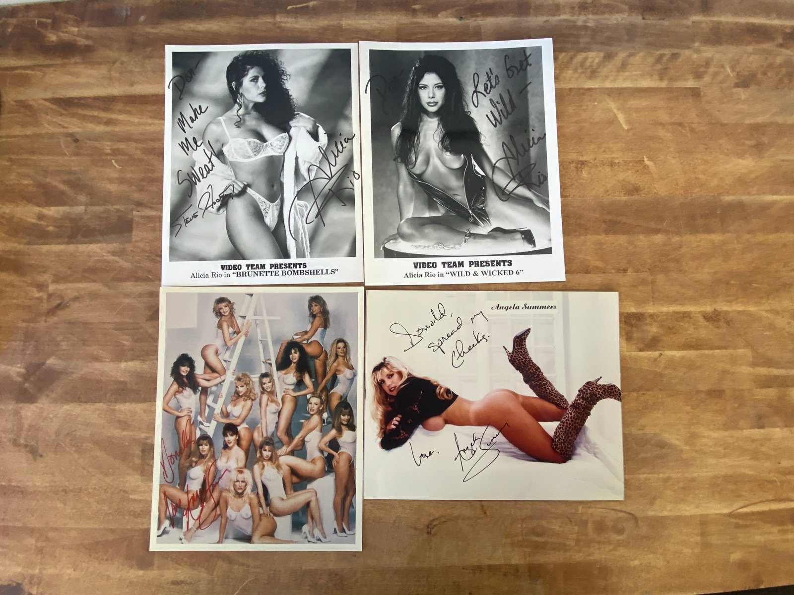 Vintage Signed Adult Film Actress Photographs: Vintage Signed Adult Film Actress Photographs
