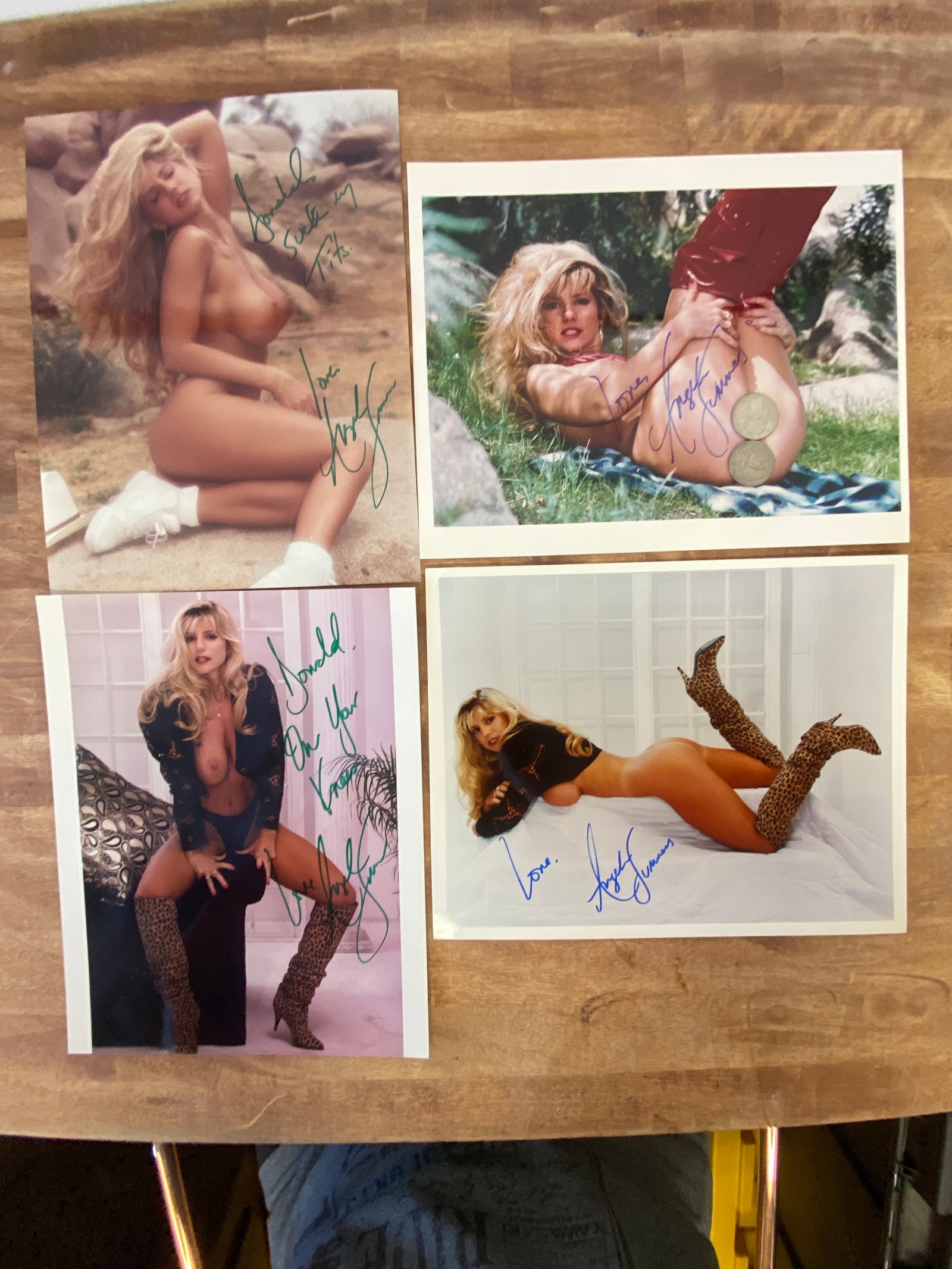 Vintage Signed Adult Film Actress Photographs: Vintage Signed Adult Film Actress Photographs