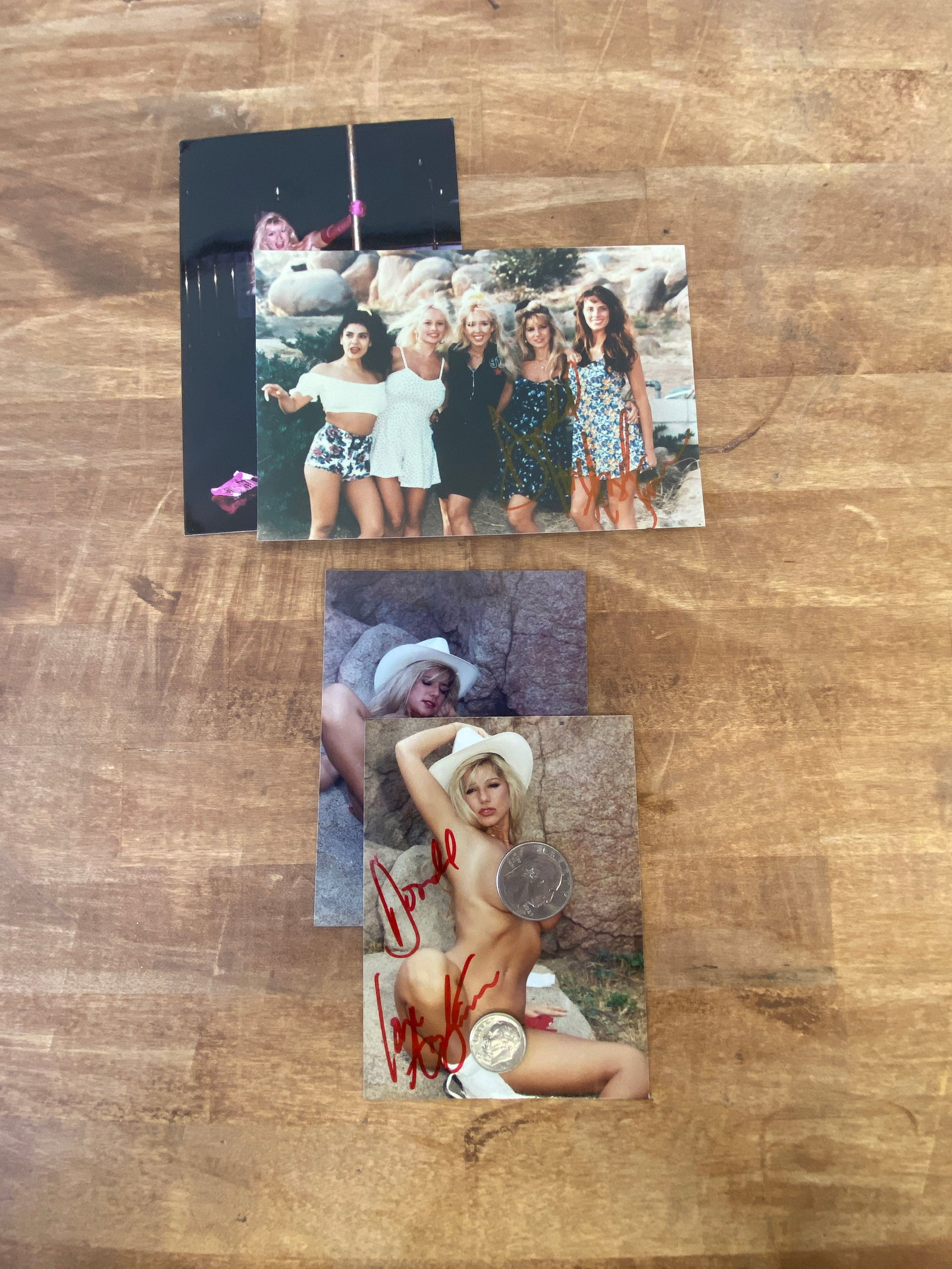 Vintage Signed Adult Film Actress Photographs: Vintage Signed Adult Film Actress Photographs