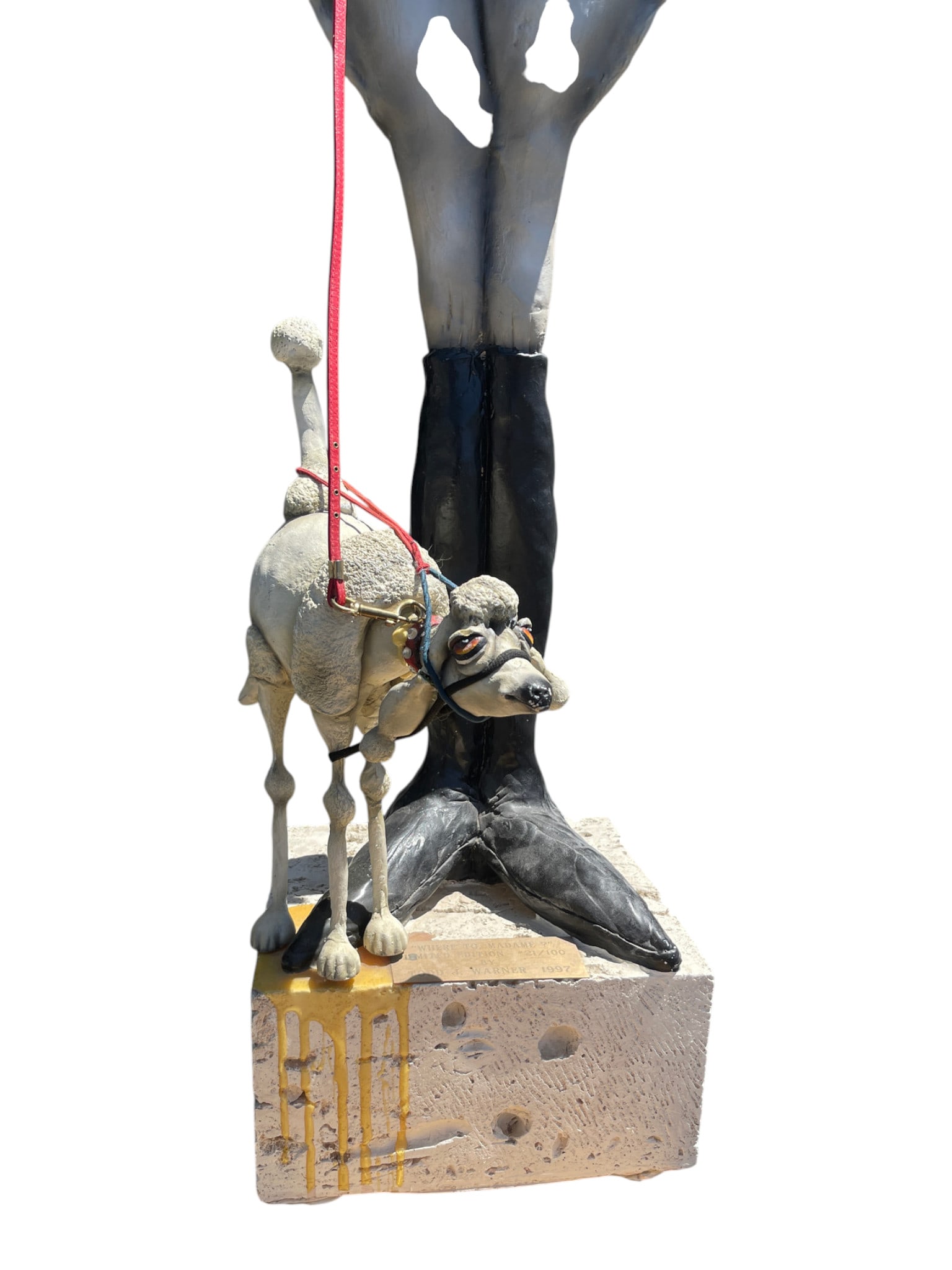 Todd J. Warner 'Where To, Madame?' Limited Edition #21/100 Sculpture 1997 - 8