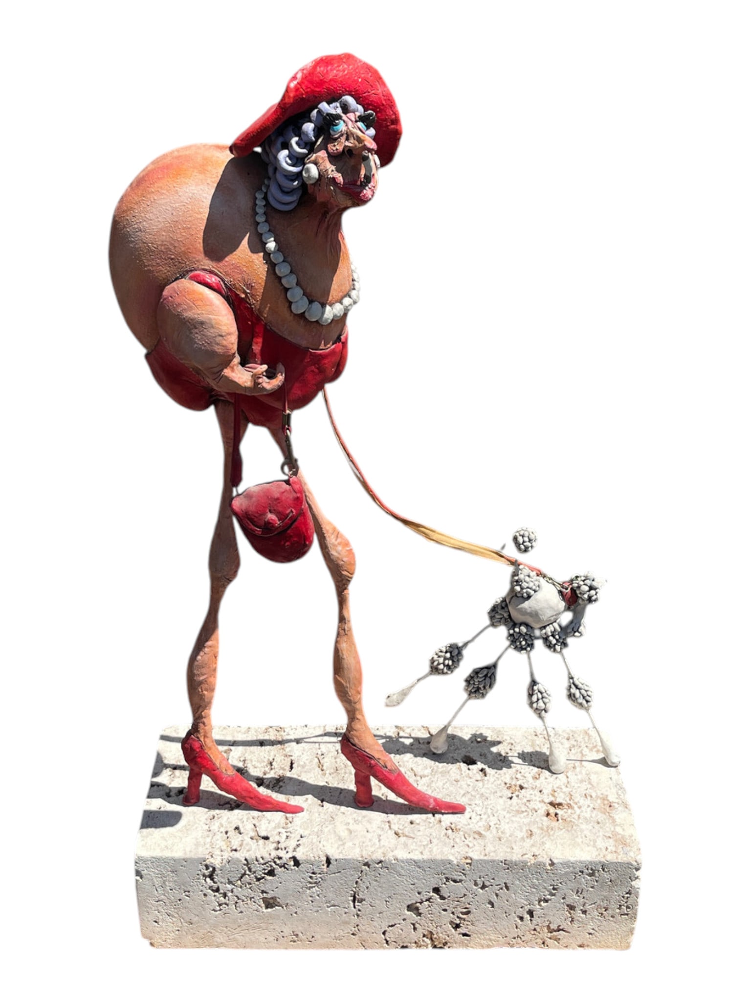 Todd J. Warner 'Lady in Red" Limited Edition Sculpture 1997