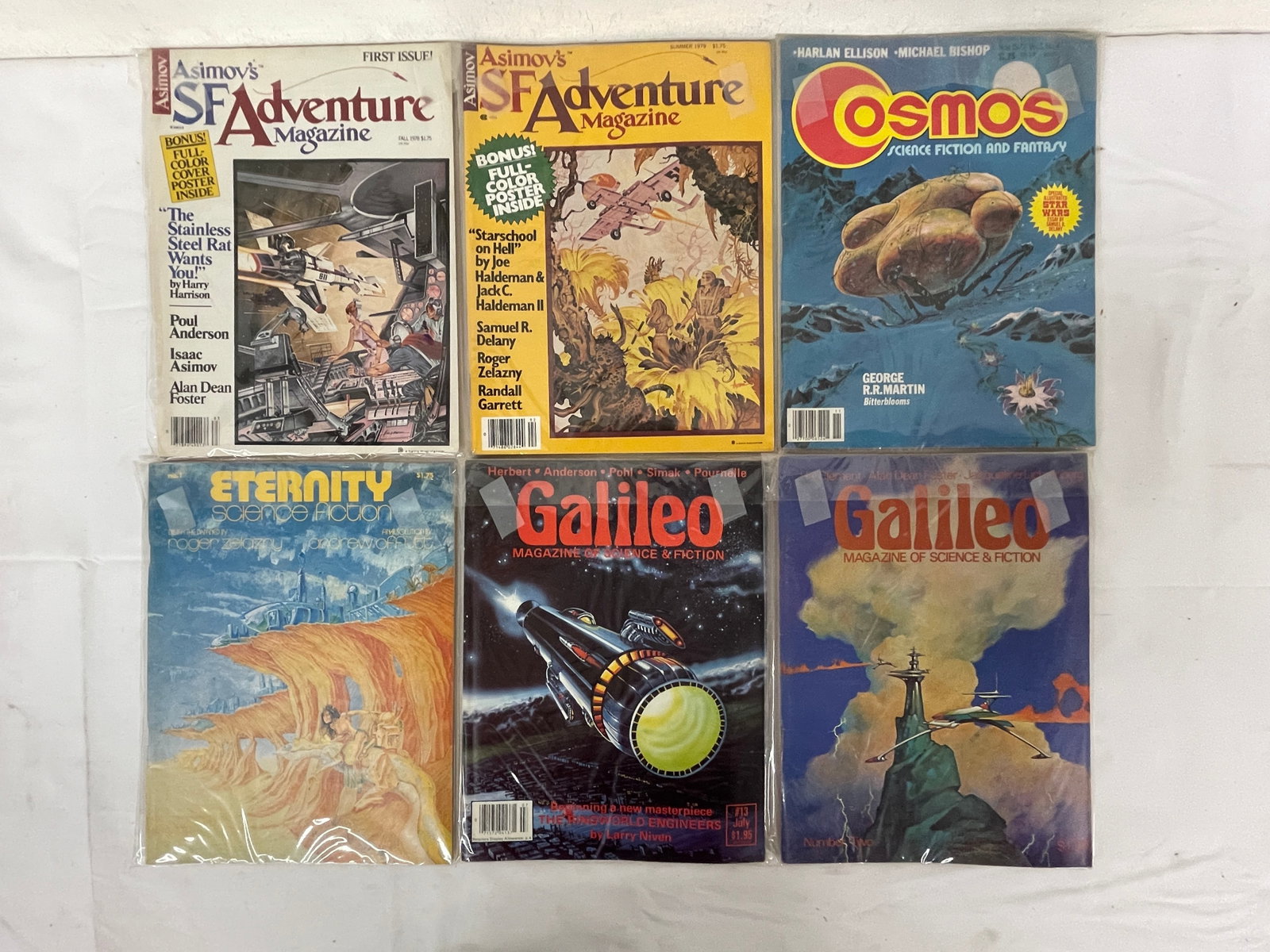 Vintage Sci-Fi Science Ficition Magazine Collection Lot (1 of 3)