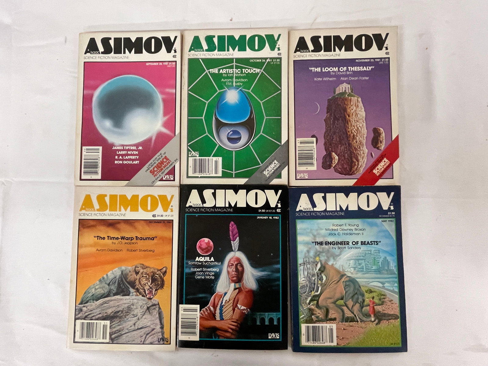 Vintage Sci-Fi Science Ficition Magazine Collection Lot (1 of 3)