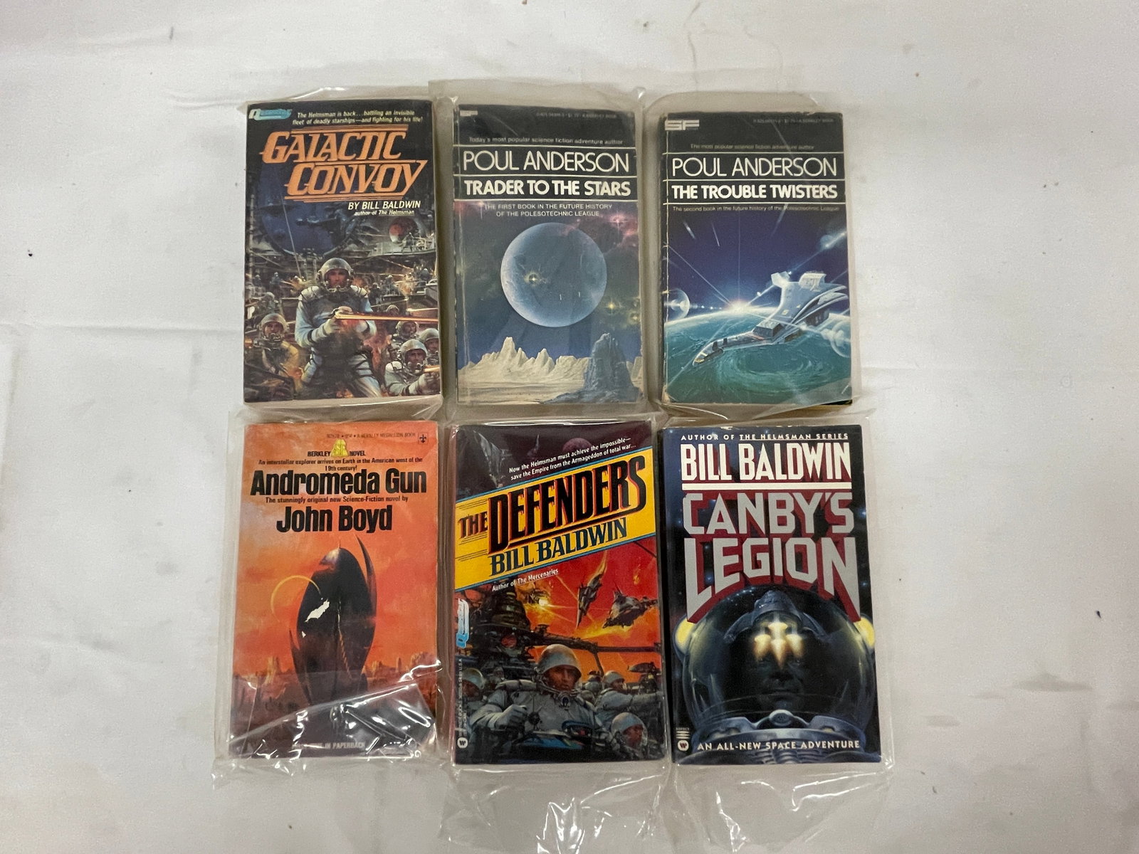 Vintage Sci-Fi Science Ficition Book Collection Lot (1 of 4)