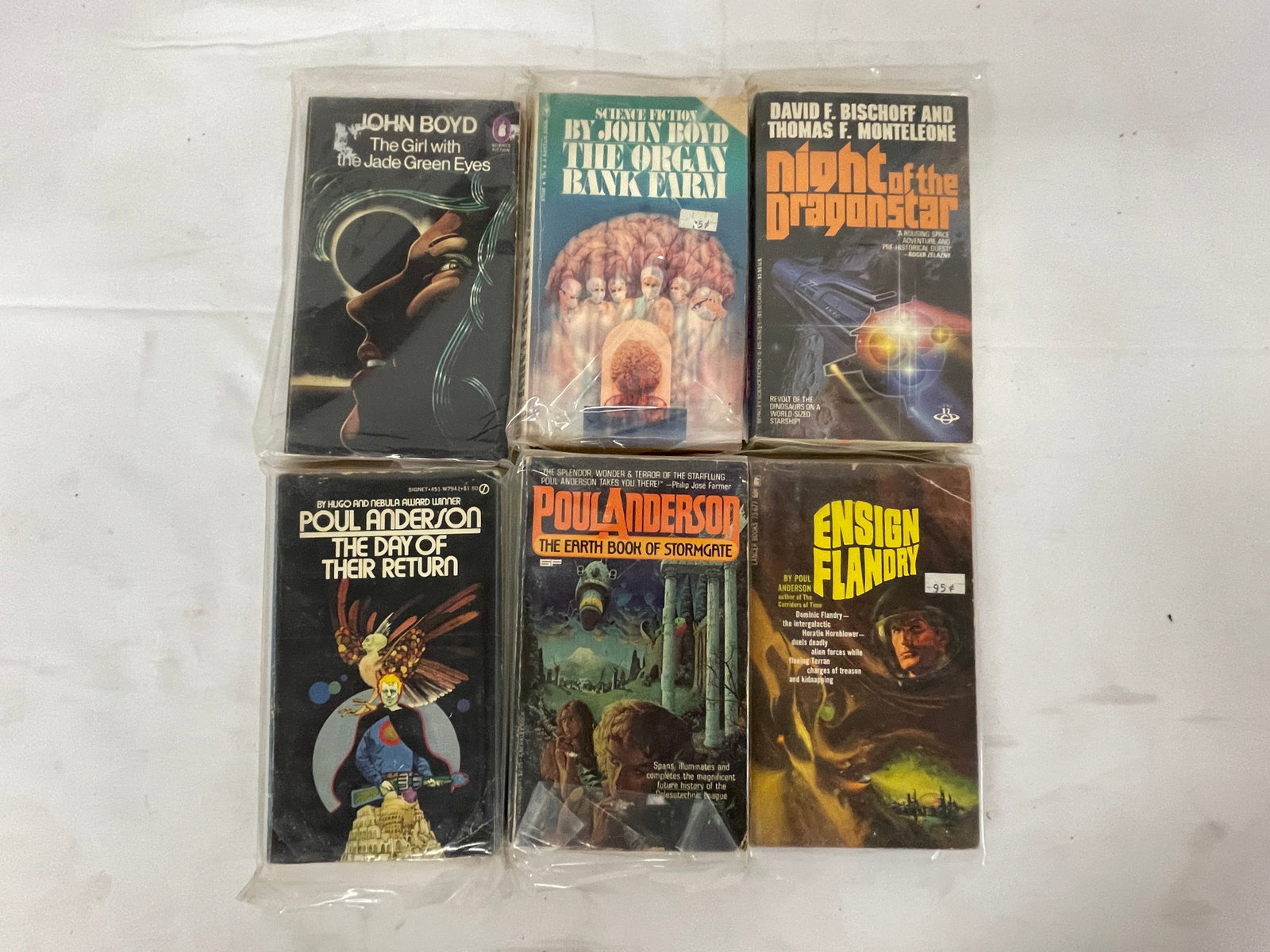 Vintage Sci-Fi Science Ficition Book Collection Lot (1 of 4)