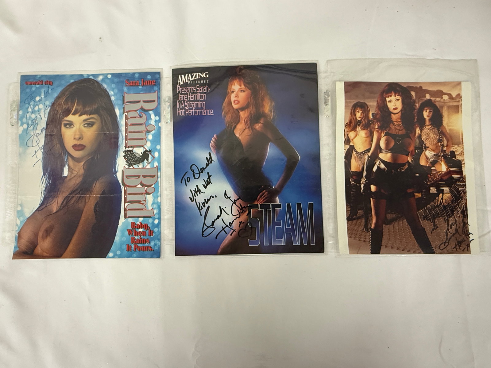 Vintage Adult Film Actress Signed Ephemera Collection Lot: Vintage Adult Film Actress Signed Ephemera Collection Lot
