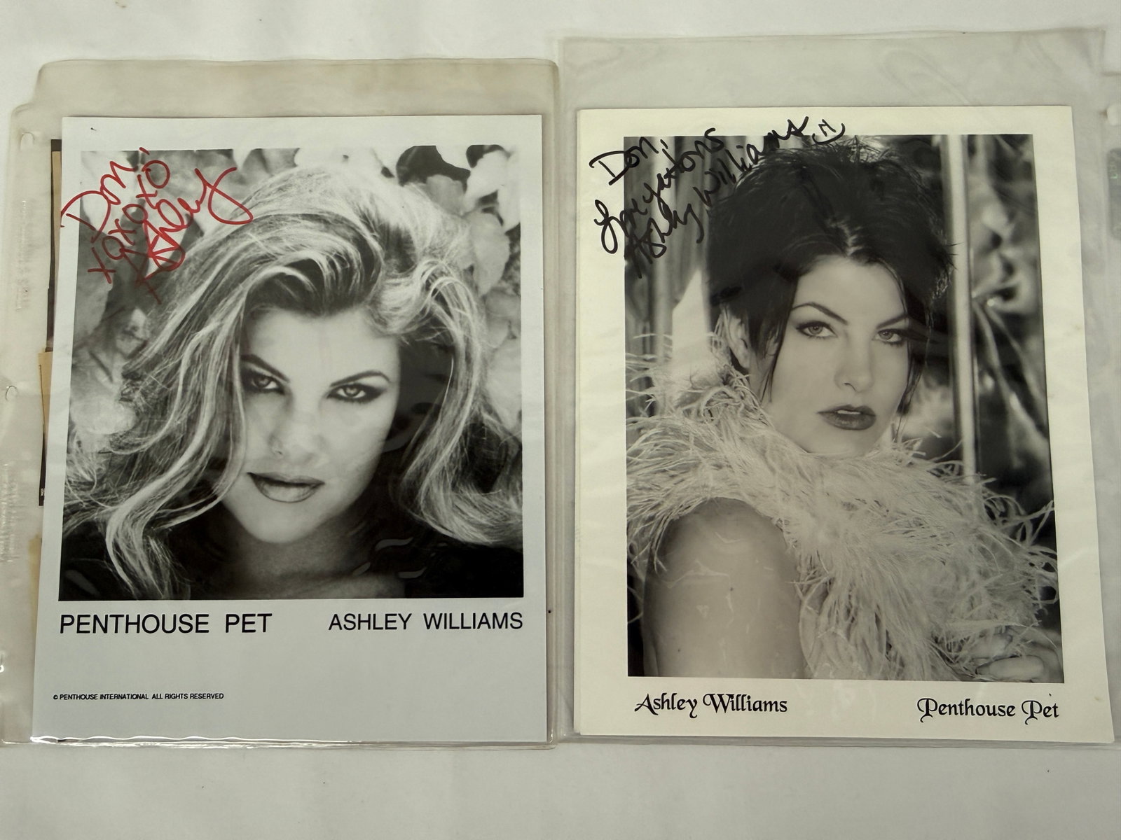 Vintage Adult Film Actress Signed Ephemera Collection Lot: Vintage Adult Film Actress Signed Ephemera Collection Lot