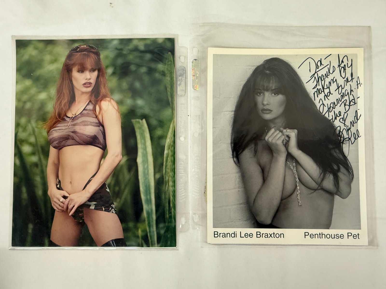 Vintage Adult Film Actress Signed Ephemera Collection Lot: Vintage Adult Film Actress Signed Ephemera Collection Lot