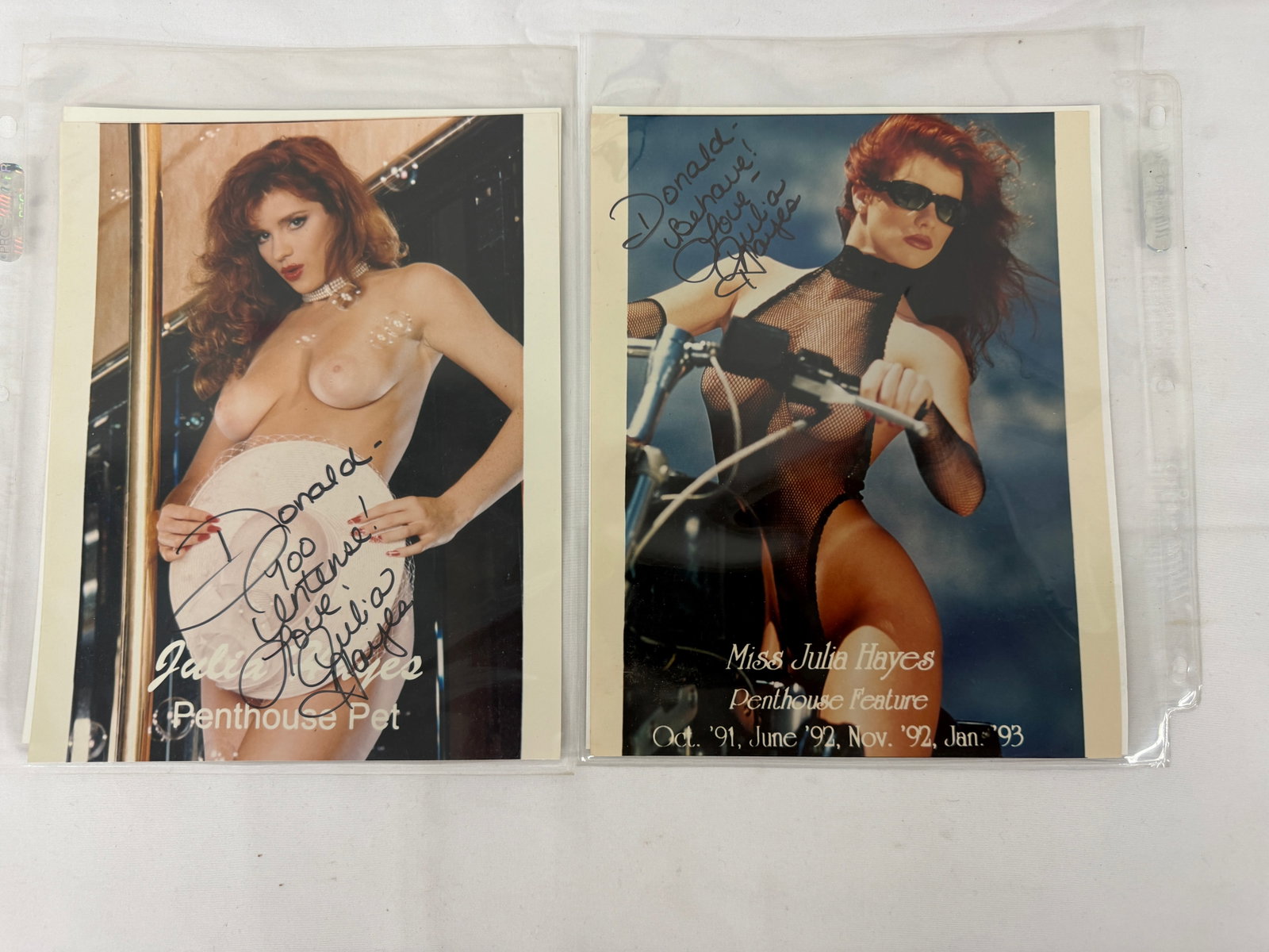 Vintage Adult Film Actress Signed Ephemera Collection Lot: Vintage Adult Film Actress Signed Ephemera Collection Lot