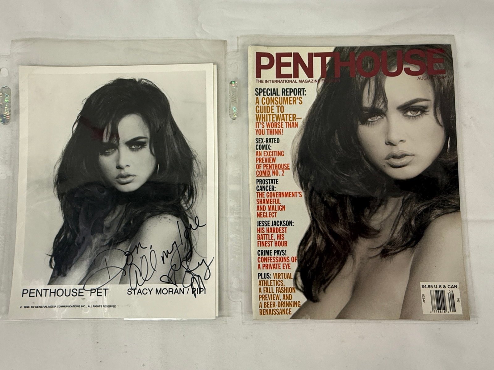 Vintage Adult Film Actress Signed Ephemera Collection Lot: Vintage Adult Film Actress Signed Ephemera Collection Lot