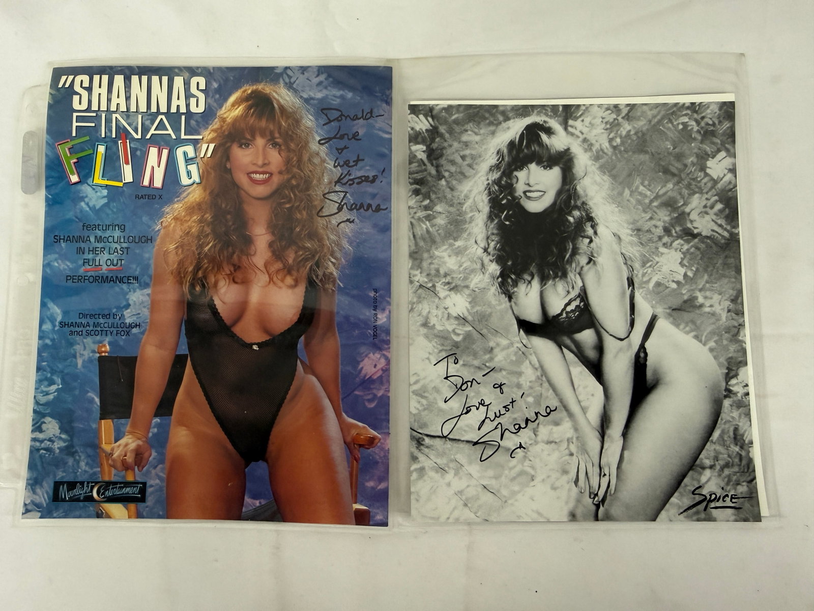 Vintage Adult Film Actress Signed Ephemera Collection Lot: Vintage Adult Film Actress Signed Ephemera Collection Lot
