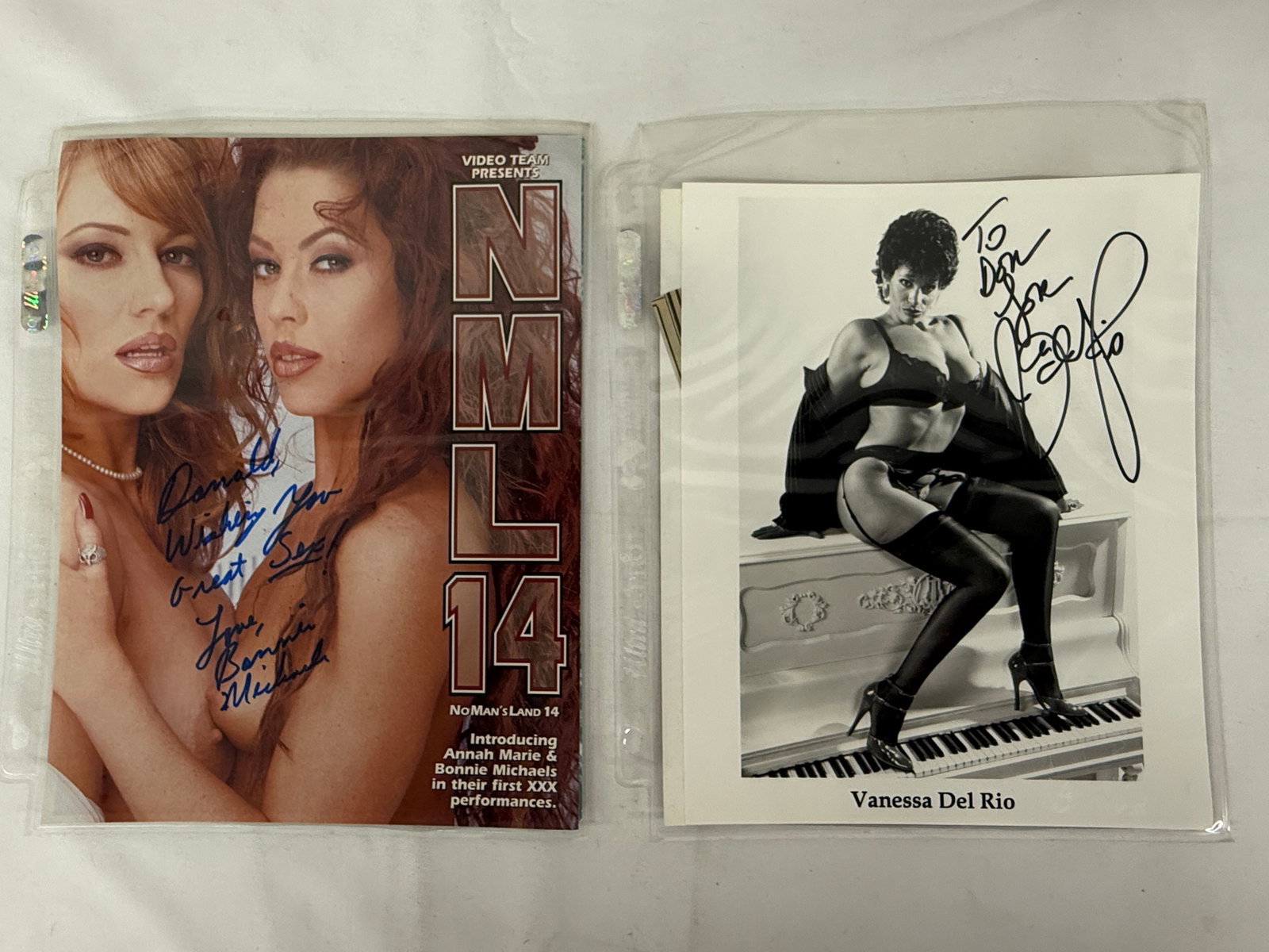 Vintage Adult Film Actress Signed Ephemera Collection Lot: Vintage Adult Film Actress Signed Ephemera Collection Lot