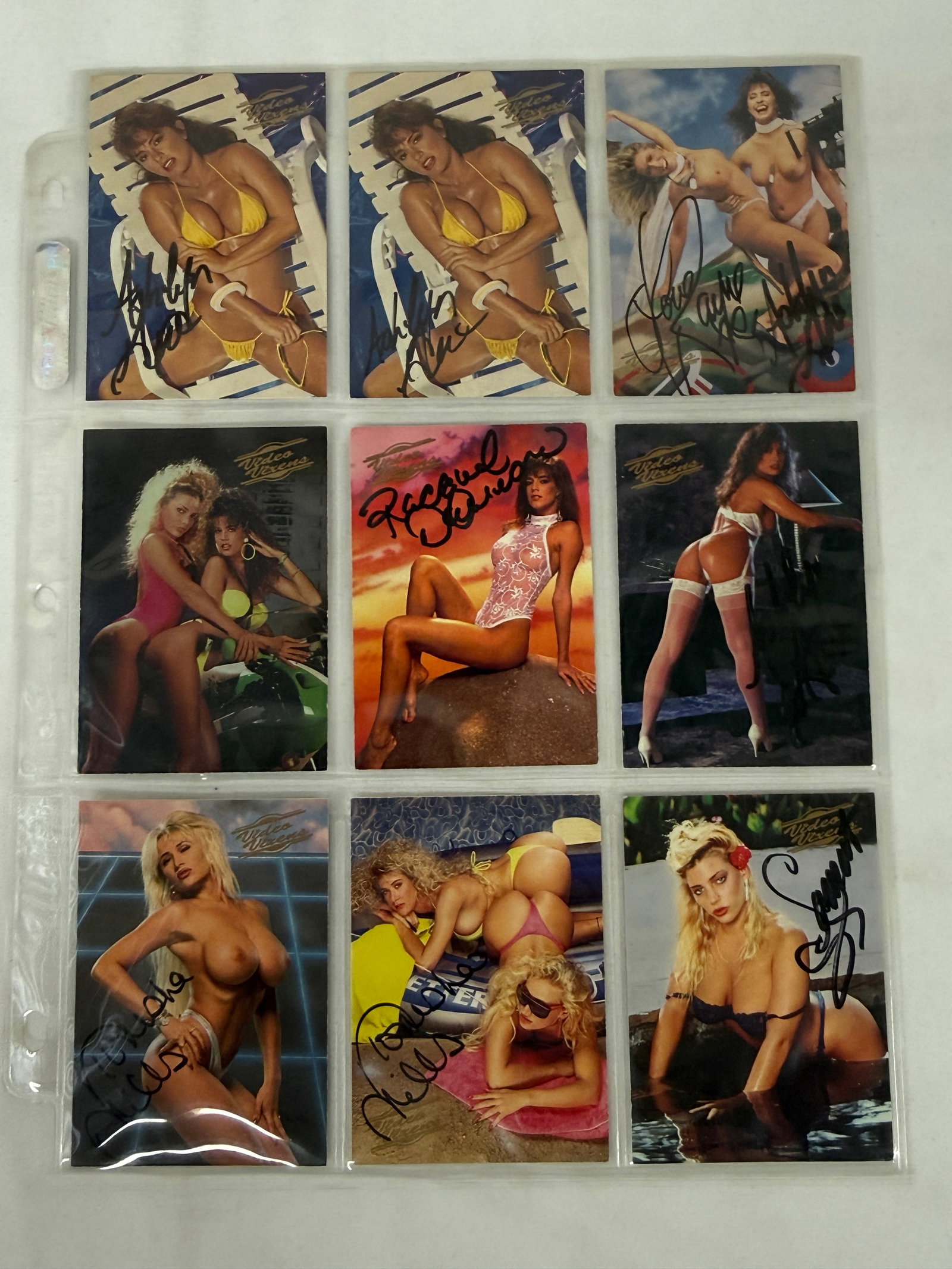 Vintage Signed Adult Trading Card Collection Lot: Vintage Signed Adult Trading Card Collection Lot