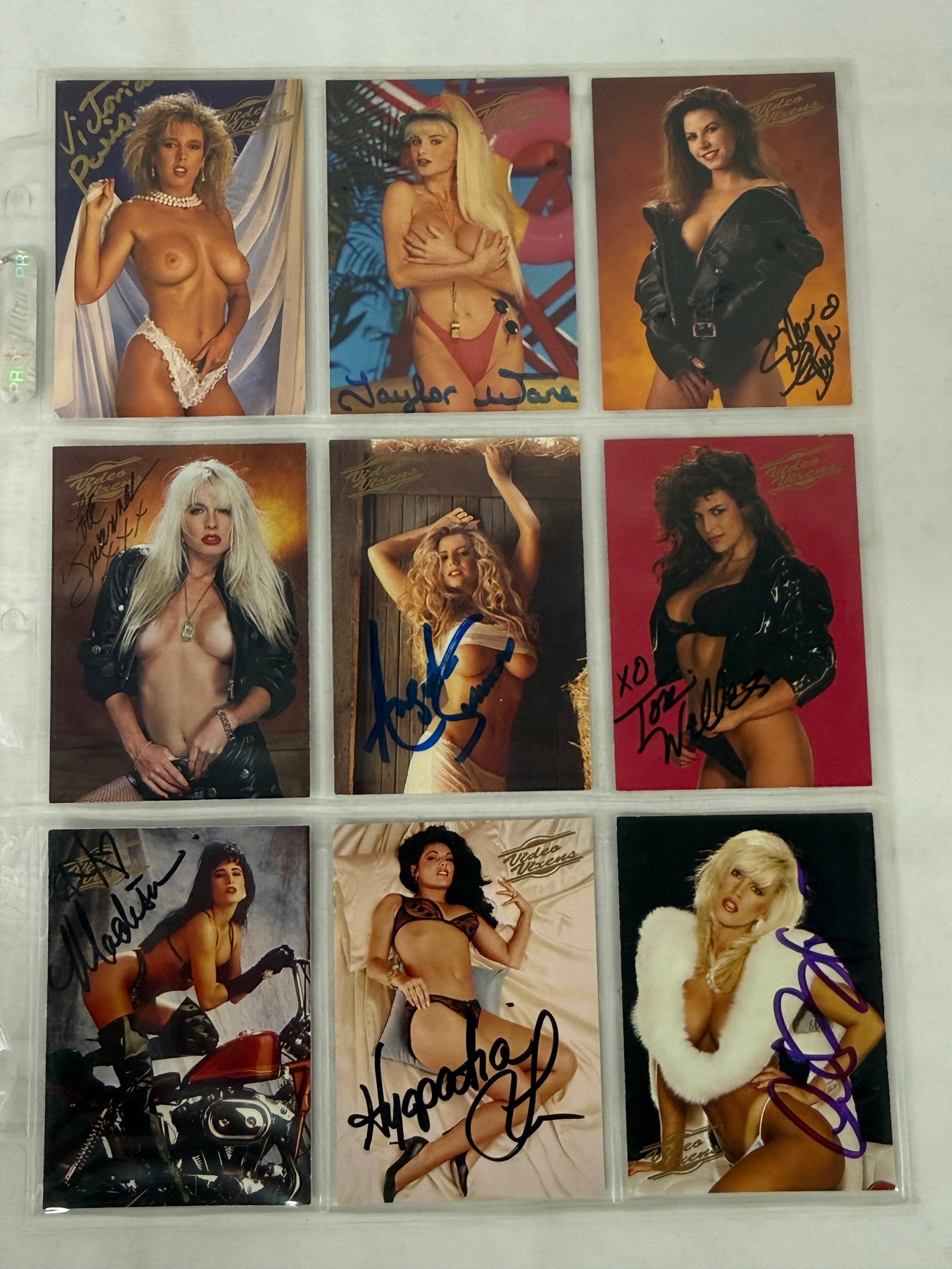 Vintage Signed Adult Trading Card Collection Lot: Vintage Signed Adult Trading Card Collection Lot