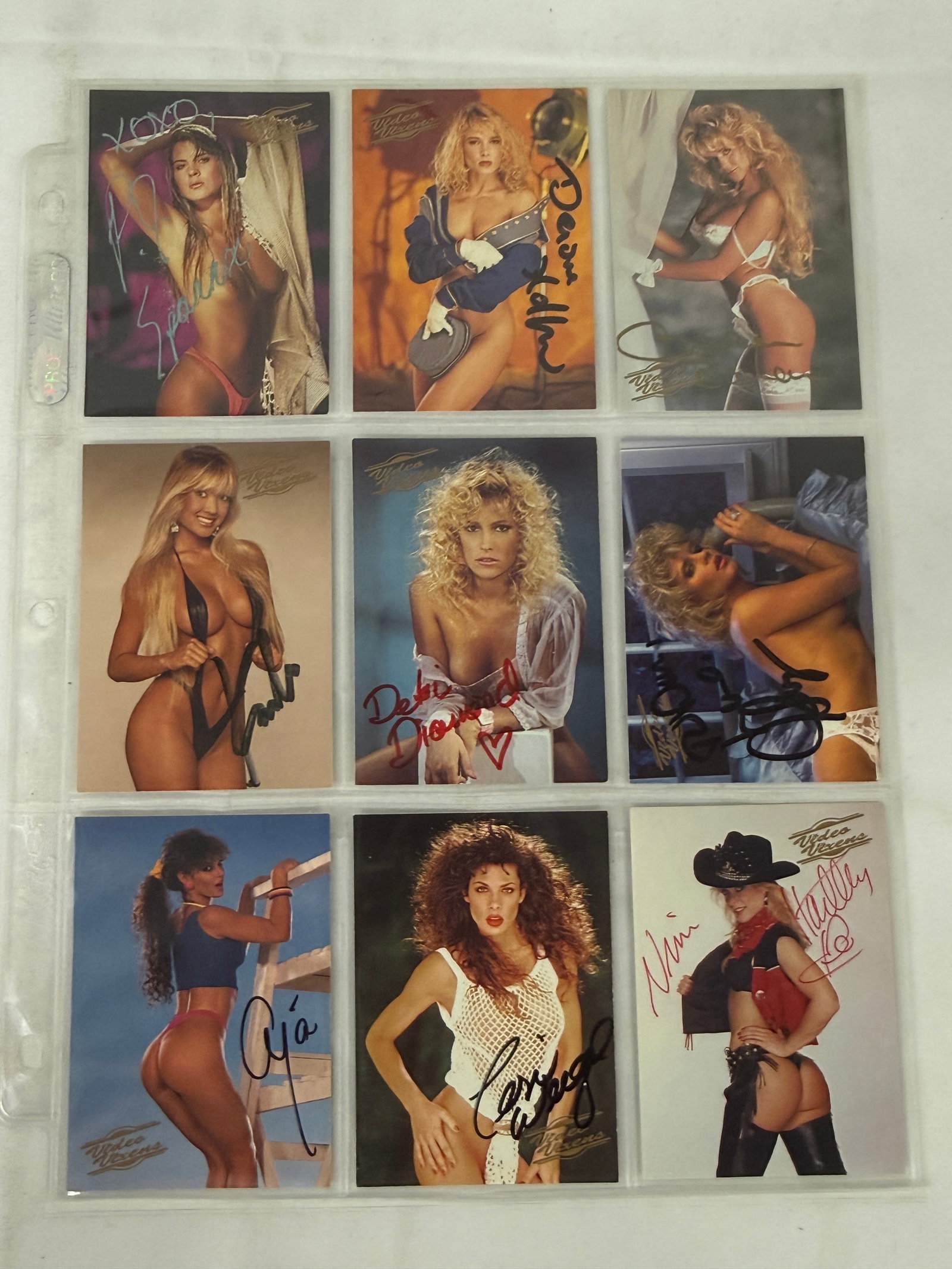 Vintage Signed Adult Trading Card Collection Lot: Vintage Signed Adult Trading Card Collection Lot