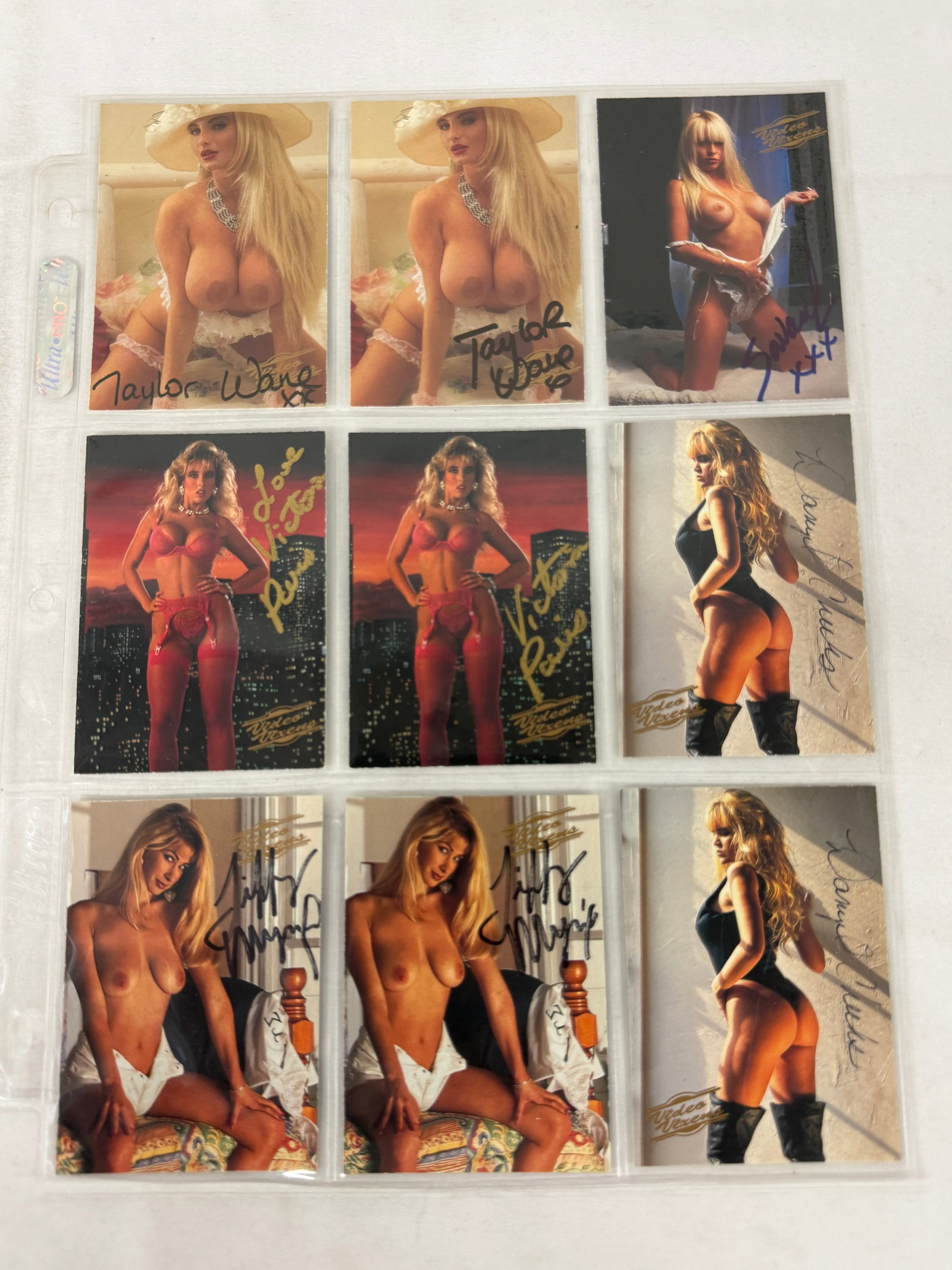 Vintage Signed Adult Trading Card Collection Lot: Vintage Signed Adult Trading Card Collection Lot
