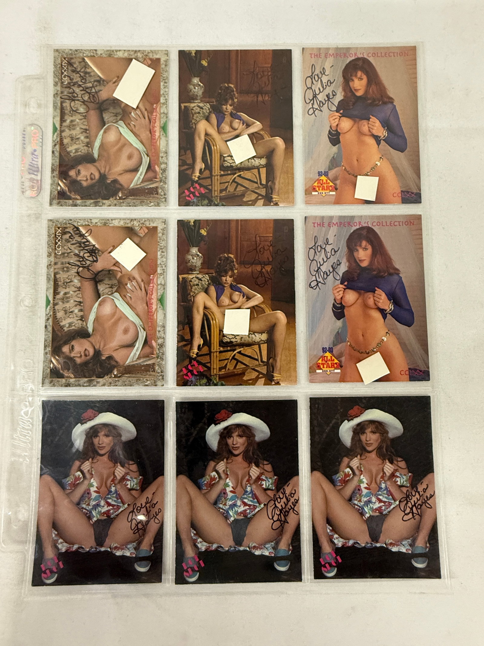Vintage Signed Adult Trading Card Collection Lot: Vintage Signed Adult Trading Card Collection Lot