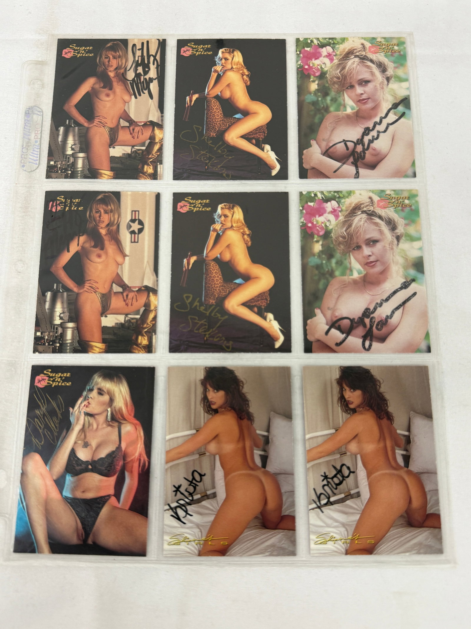 Vintage Signed Adult Trading Card Collection Lot: Vintage Signed Adult Trading Card Collection Lot