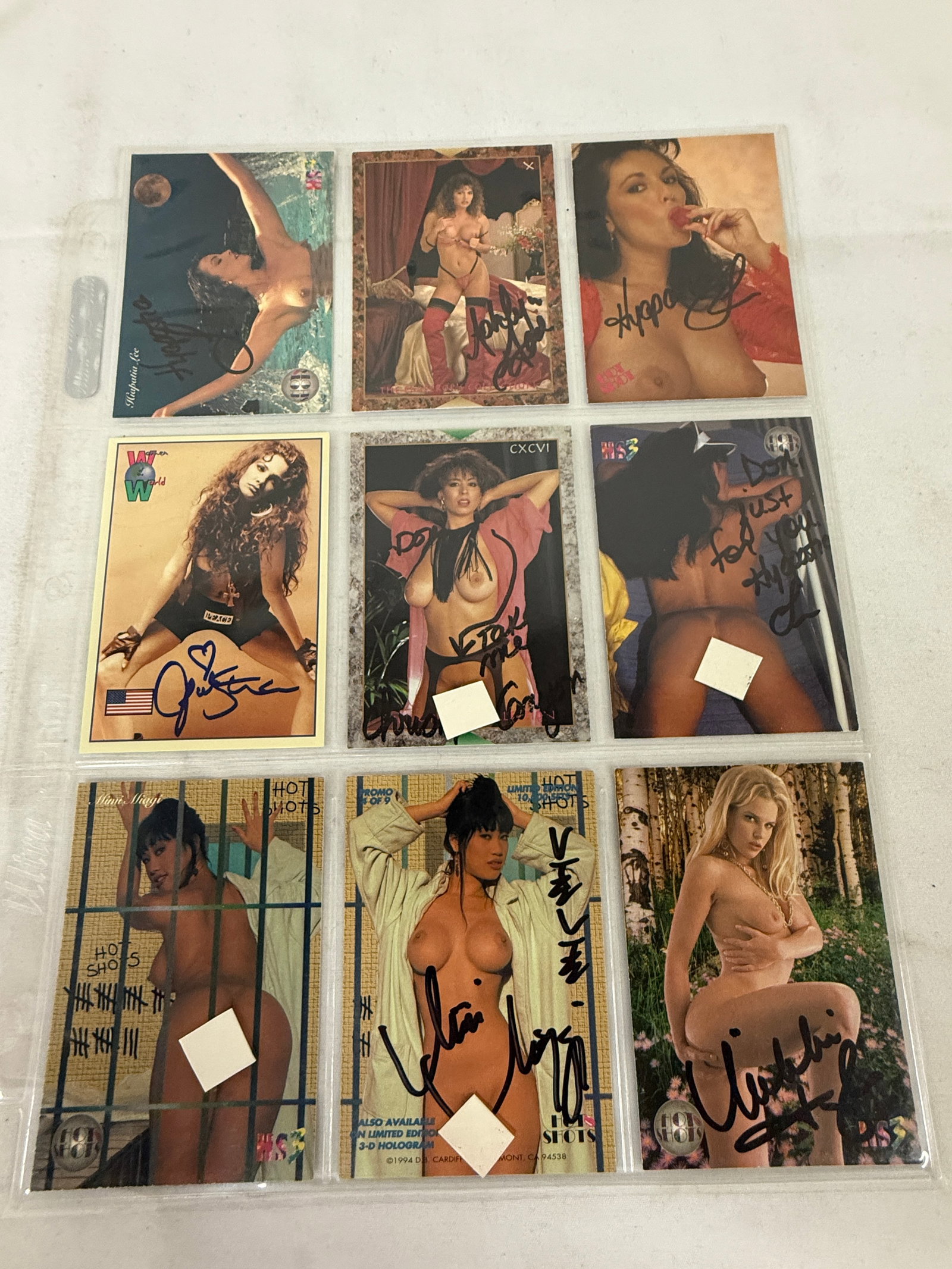 Vintage Signed Adult Trading Card Collection Lot: Vintage Signed Adult Trading Card Collection Lot