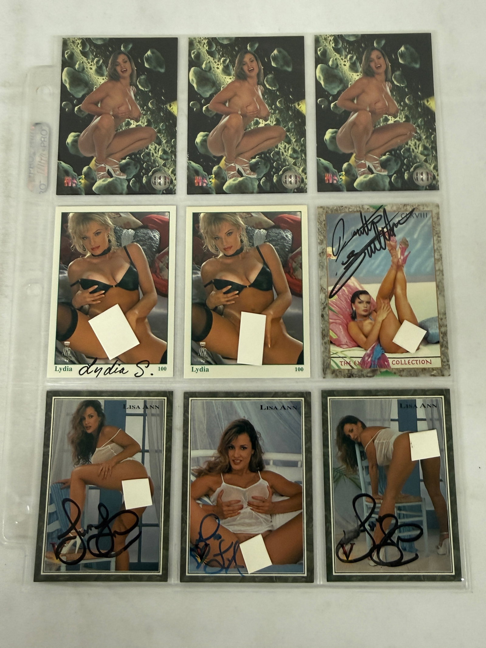 Vintage Signed Adult Trading Card Collection Lot: Vintage Signed Adult Trading Card Collection Lot