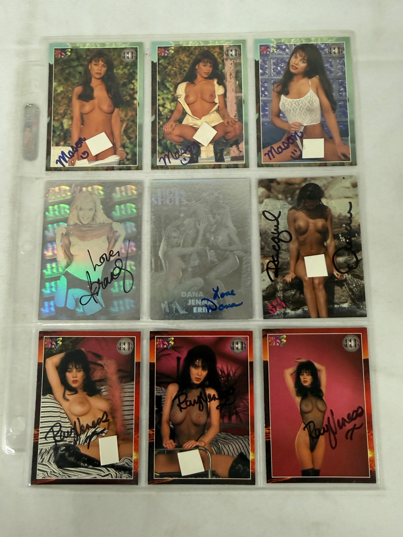 Vintage Signed Adult Trading Card Collection Lot: Vintage Signed Adult Trading Card Collection Lot