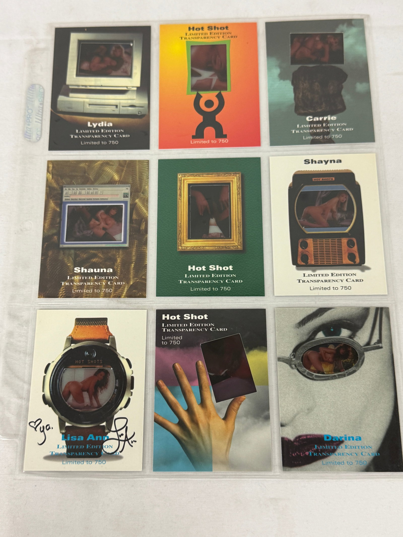Vintage Signed Adult Trading Card Collection Lot (1 of 3)
