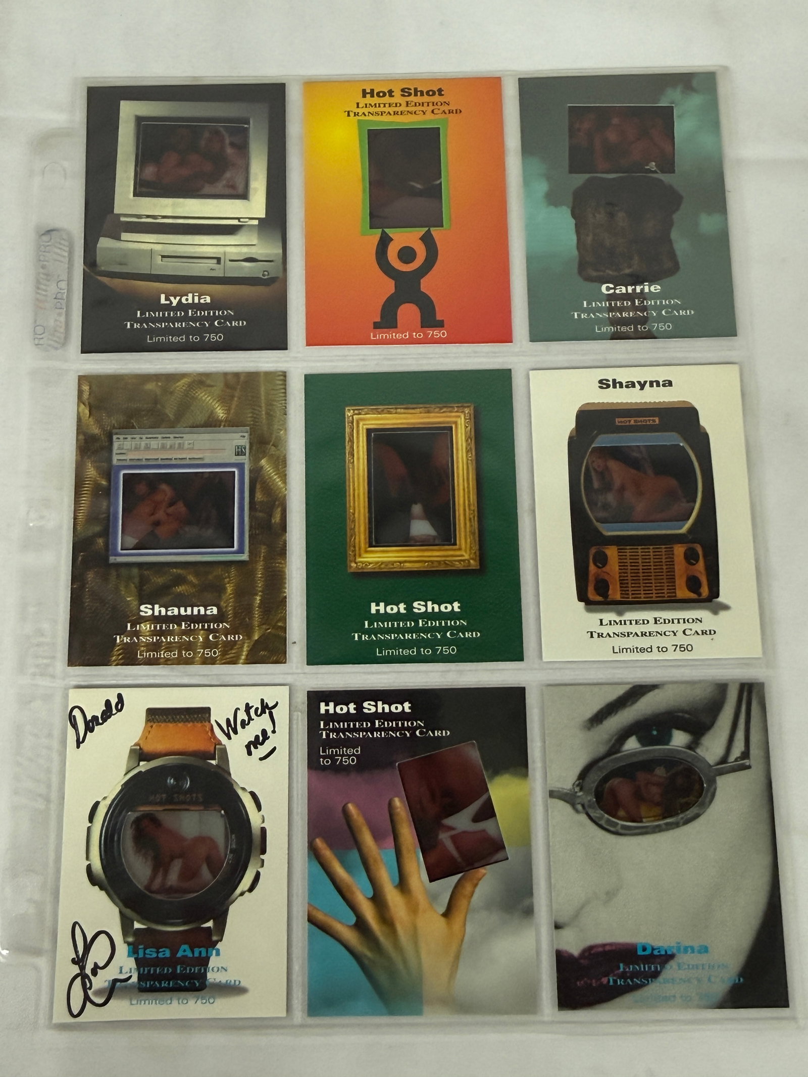 Vintage Signed Adult Trading Card Collection Lot (1 of 4)