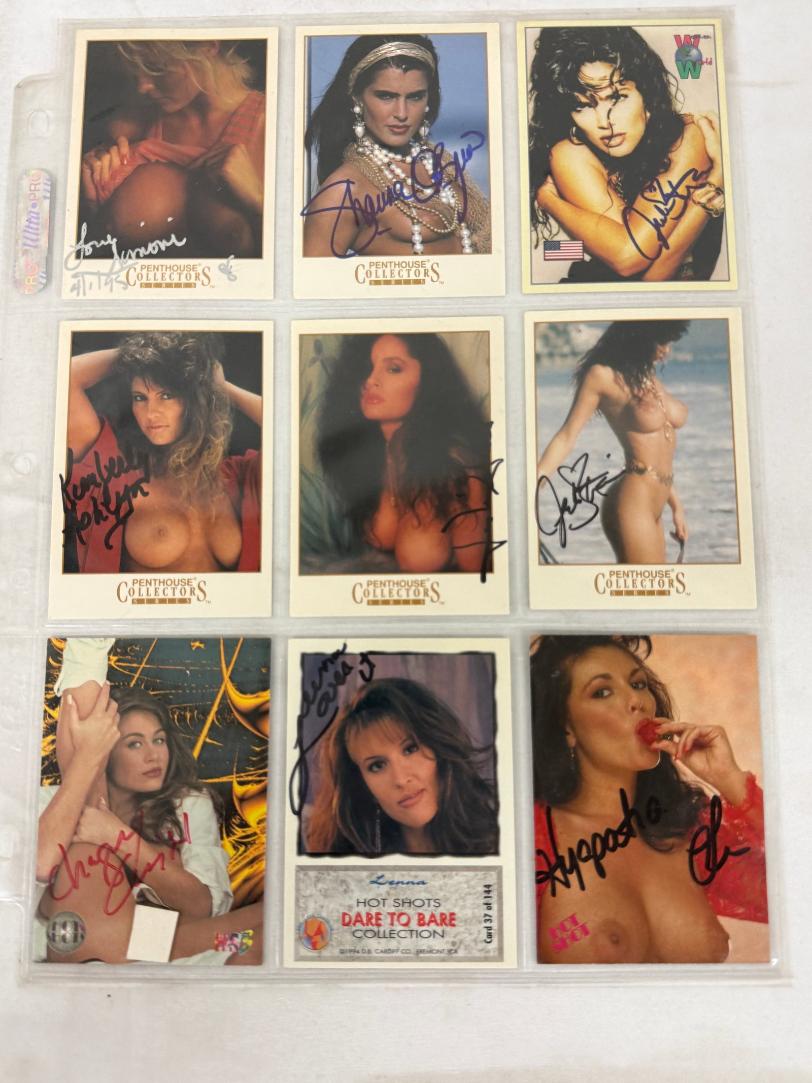 Vintage Signed Adult Trading Card Collection Lot: Vintage Signed Adult Trading Card Collection Lot