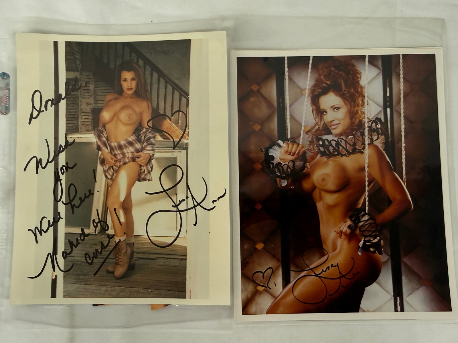 Vintage Signed Adult Film Actress Photographs: Vintage Signed Adult Film Actress Photographs