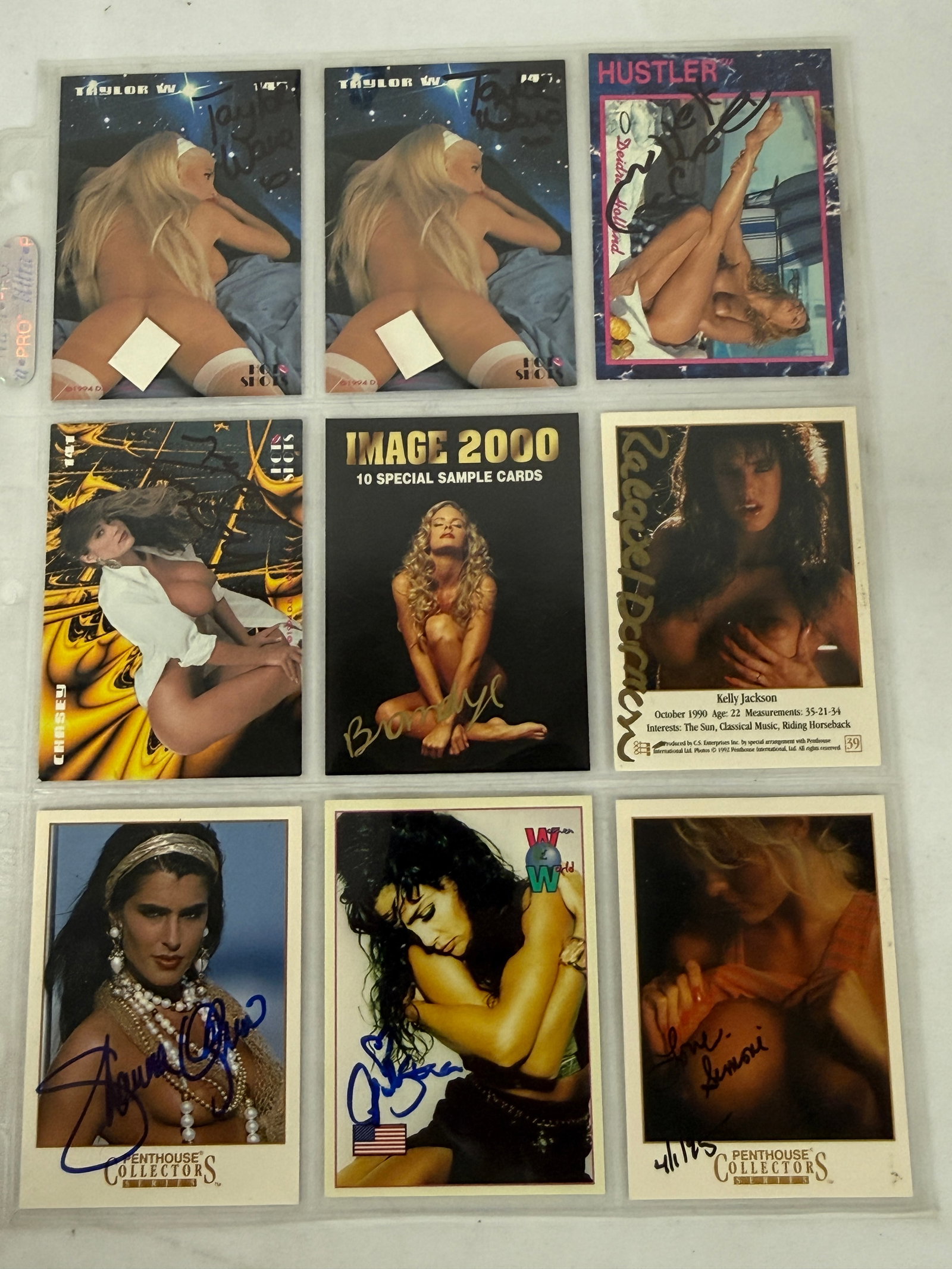 Vintage Signed Adult Trading Card Collection Lot: Vintage Signed Adult Trading Card Collection Lot