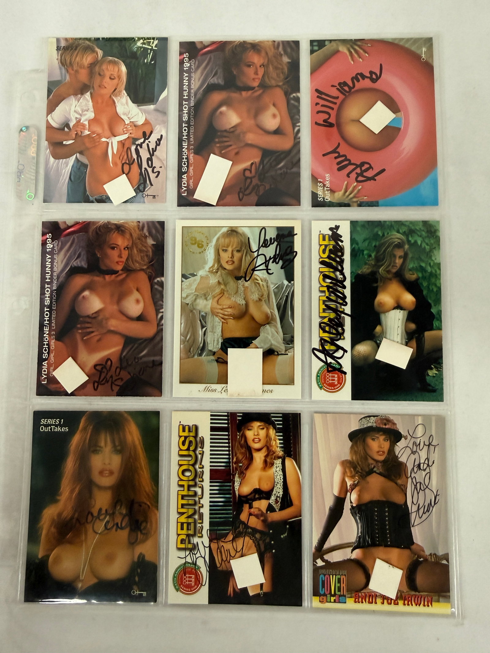 Vintage Signed Adult Trading Card Collection Lot: Vintage Signed Adult Trading Card Collection Lot
