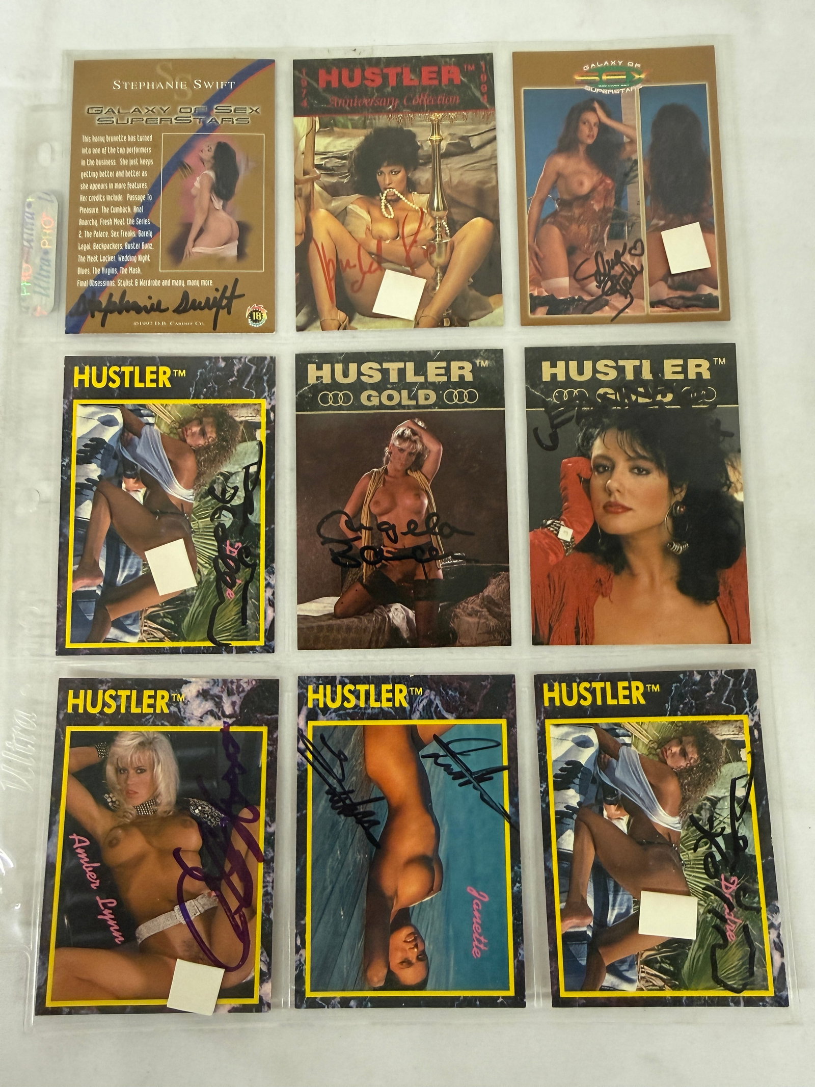 Vintage Signed Adult Trading Card Collection Lot: Vintage Signed Adult Trading Card Collection Lot