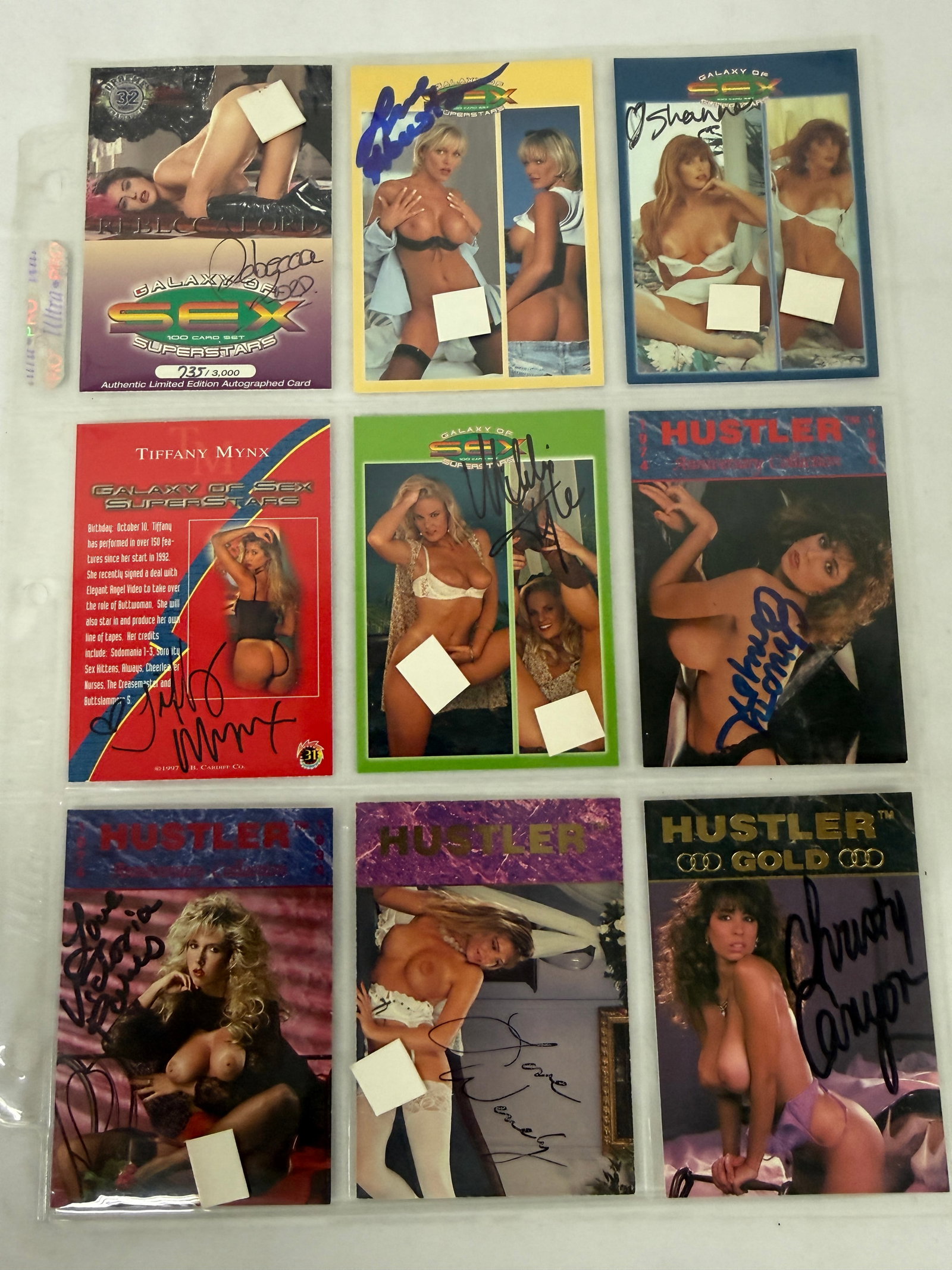 Vintage Signed Adult Trading Card Collection Lot: Vintage Signed Adult Trading Card Collection Lot