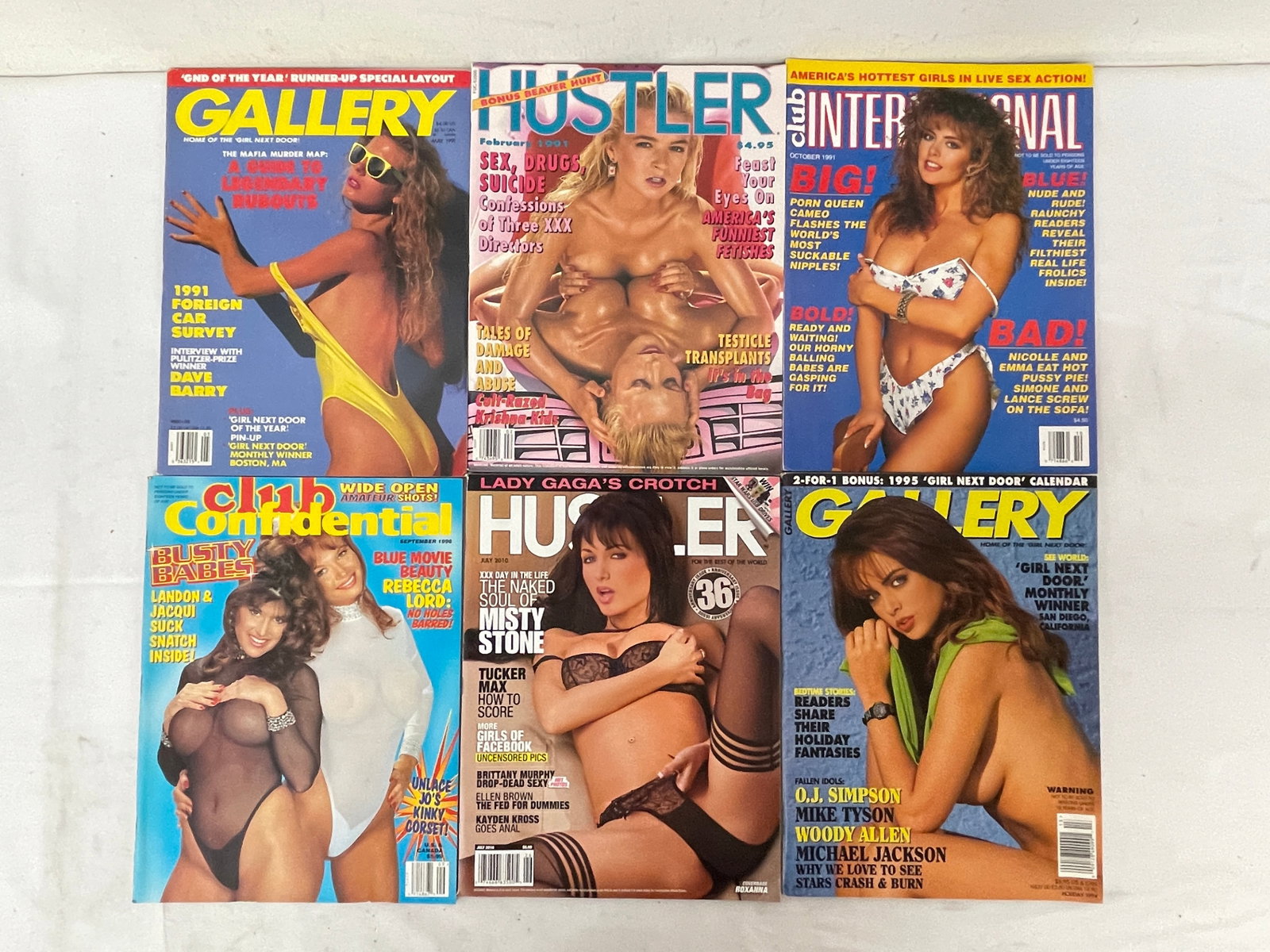 Vintage Adult Magazine Collection Lot: Vintage Adult Magazine Collection Lot