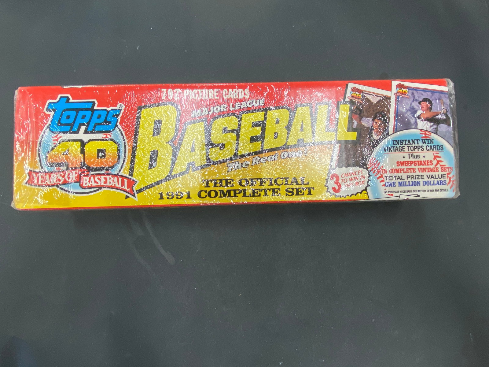 1991 Topps Major League Baseball Complete Set 792 Cards Factory Sealed (1 of 3)