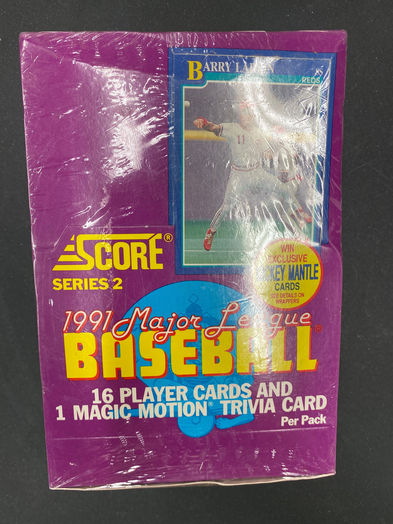 1991 Score Major League Baseball Series 2 Sealed Wax Box 36 Packs (1 of 3)